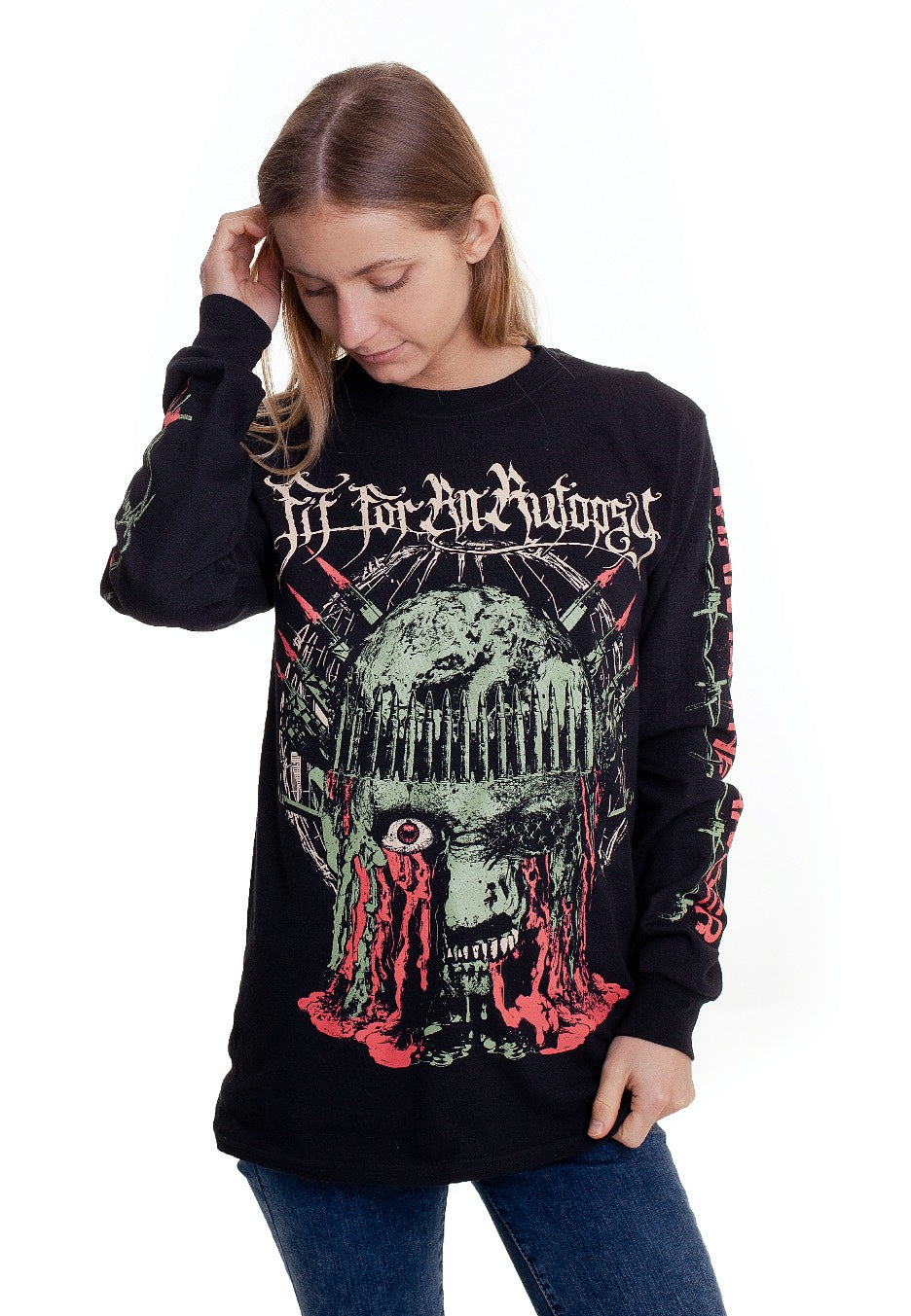 Fit For An Autopsy - Man Is The Cancer - Longsleeve | Women-Image