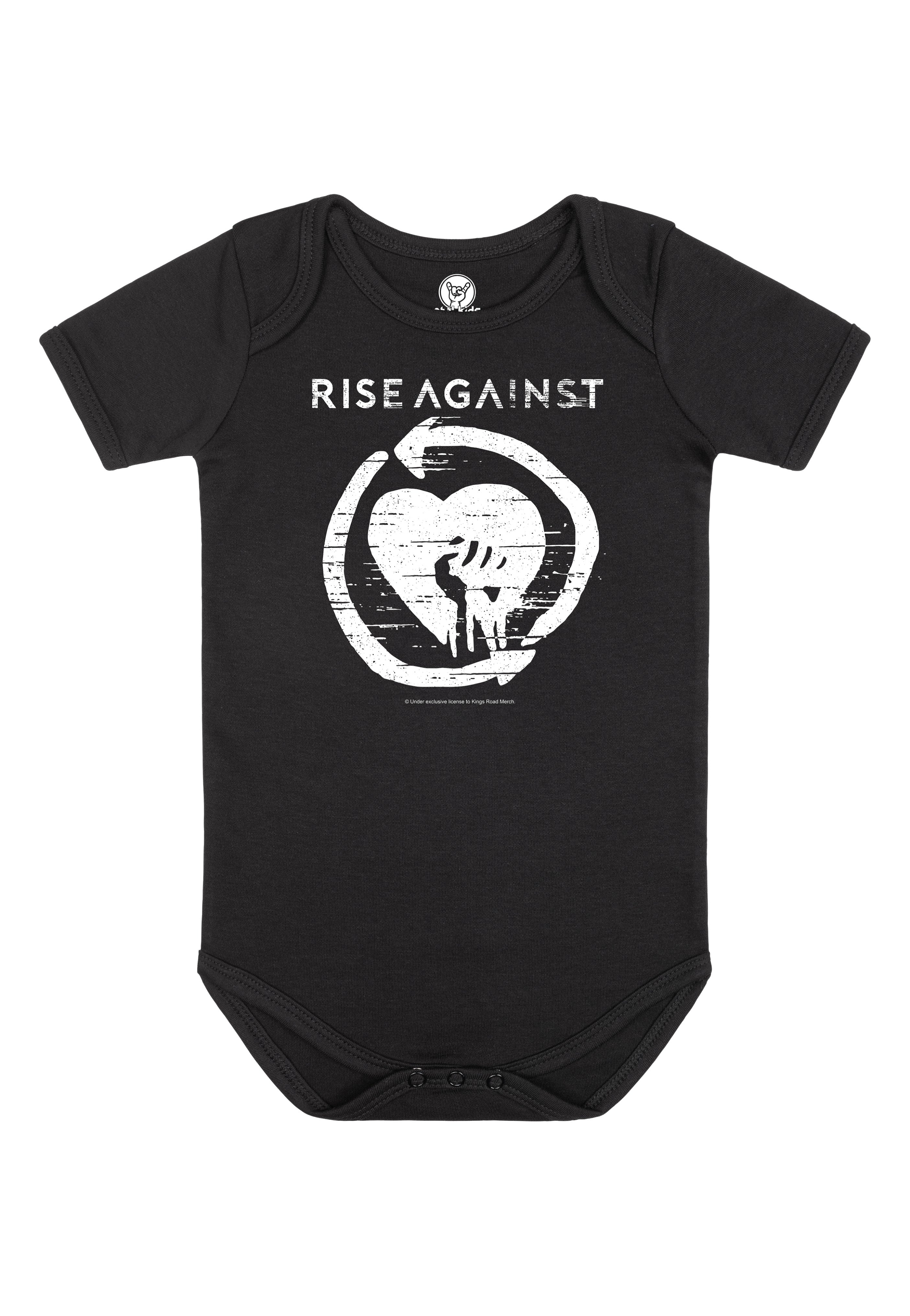 Rise Against - Heartfist Babygrow Black/White - Bodysuit | Men-Image