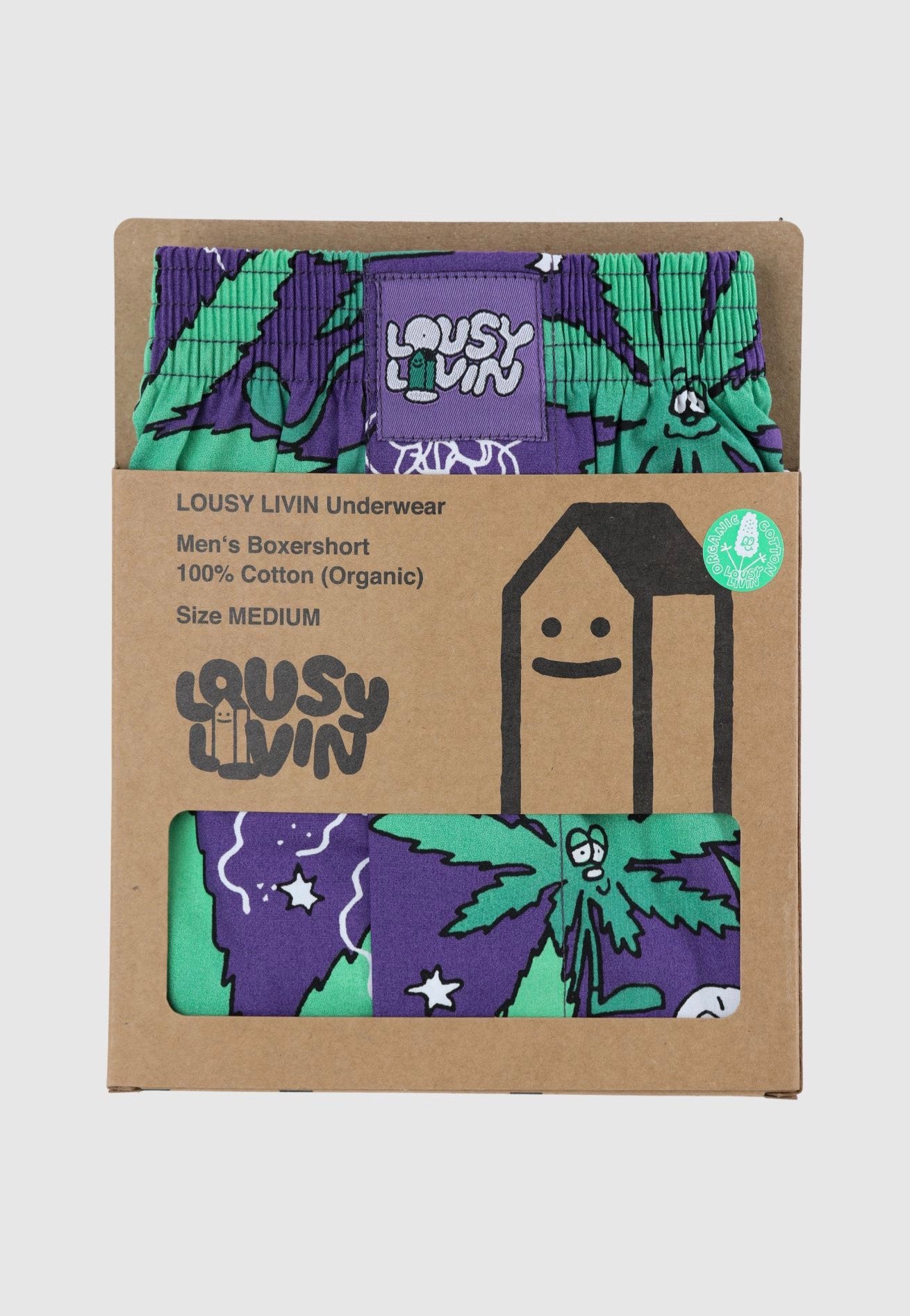 Lousy Livin - Weedy Purple Haze - Boxershorts | Men-Image