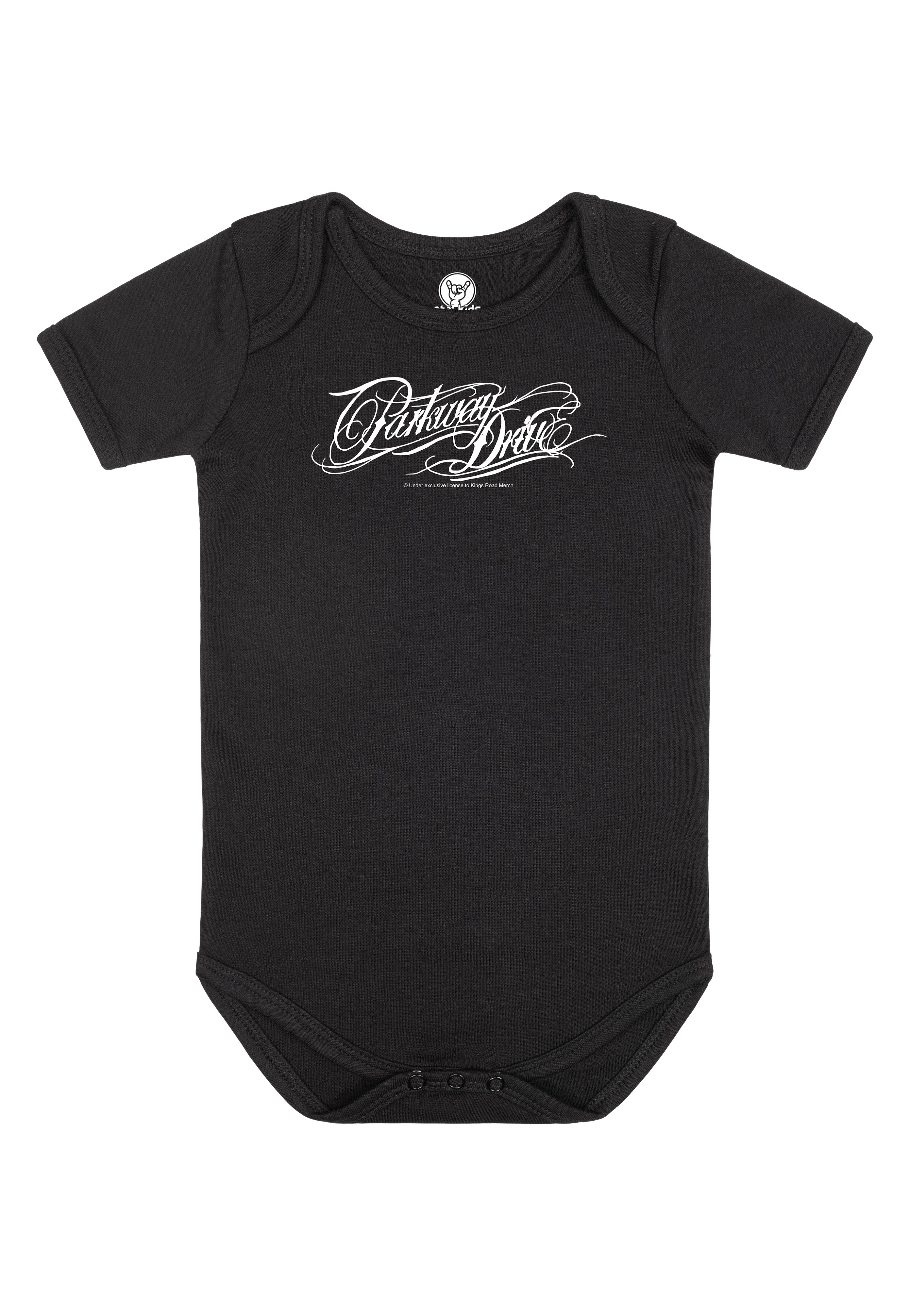 Parkway Drive - Logo Babygrow Black/White - Bodysuit | Men-Image