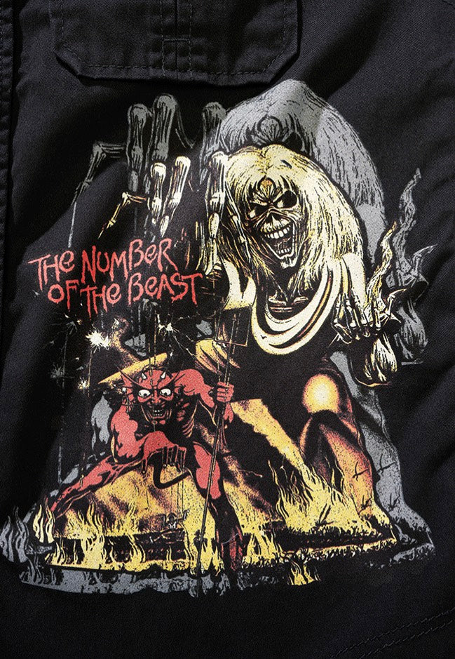 Brandit x Iron Maiden - Number Of The Beast Vintage - Vest | Neutral-Image