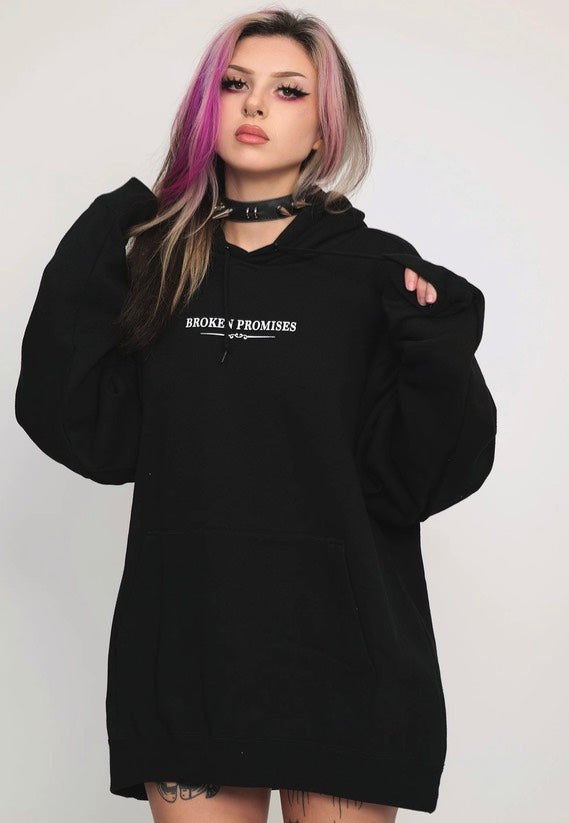 Broken Promises - Feeled Guide Black - Hoodie | Women-Image