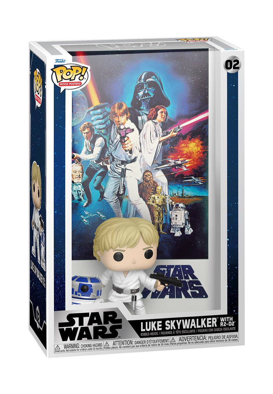 Star Wars - Luke Skywalker A New Hope Movie Poster POP! Vinyl - Funko Pop | Neutral-Image