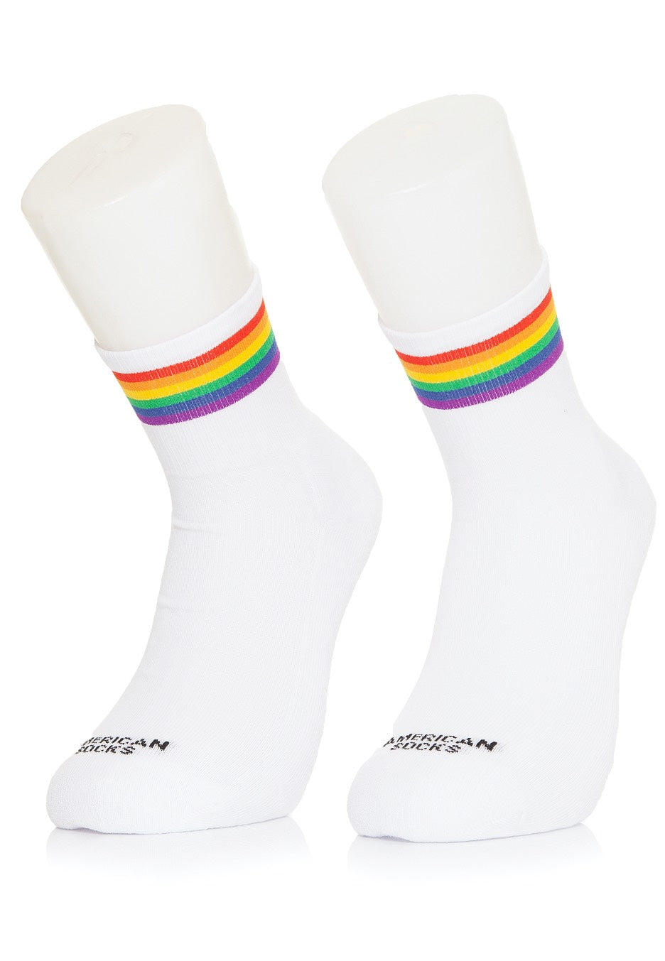 American Socks - Rainbow Pride Ankle High - Socks | Neutral-Image