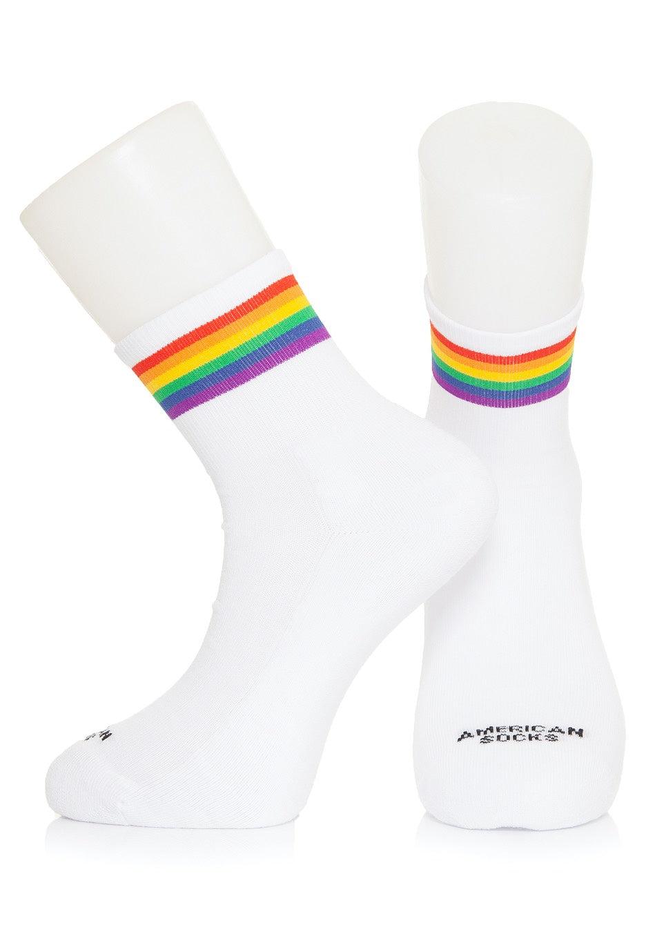 American Socks - Rainbow Pride Ankle High - Socks | Neutral-Image