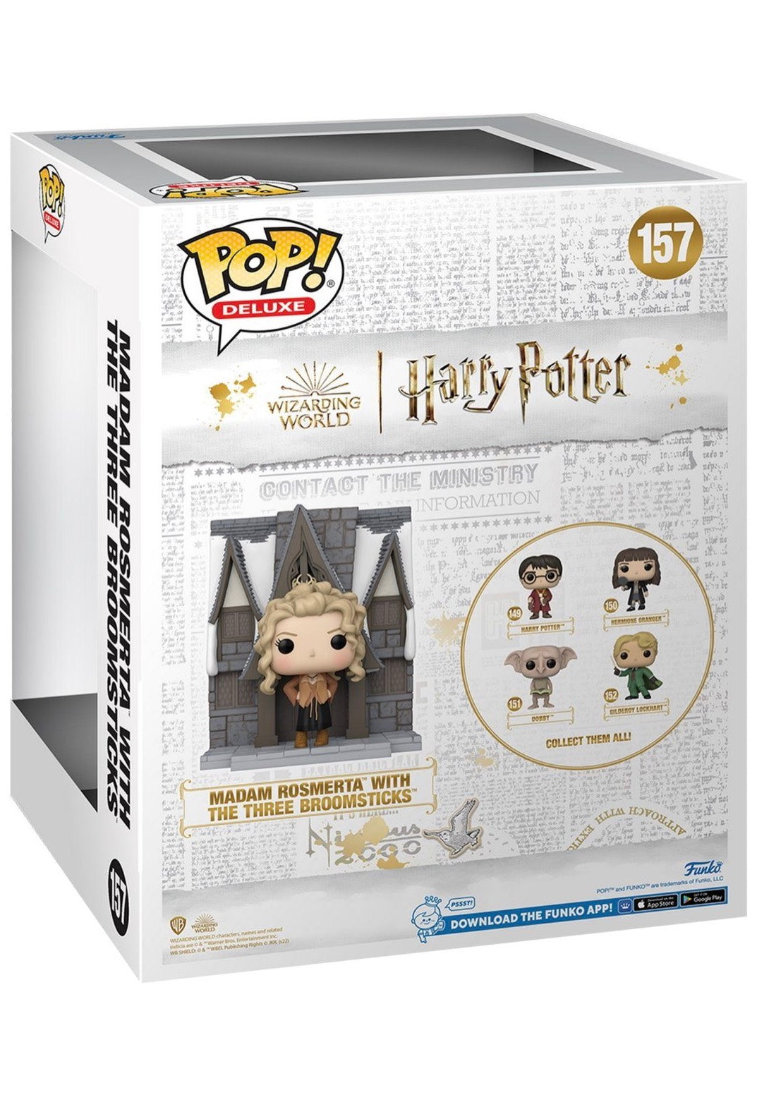 Harry Potter - Hogsmeade: 3 Broomsticks w/Madam Rosmerta POP! Deluxe - Funko Pop | Neutral-Image