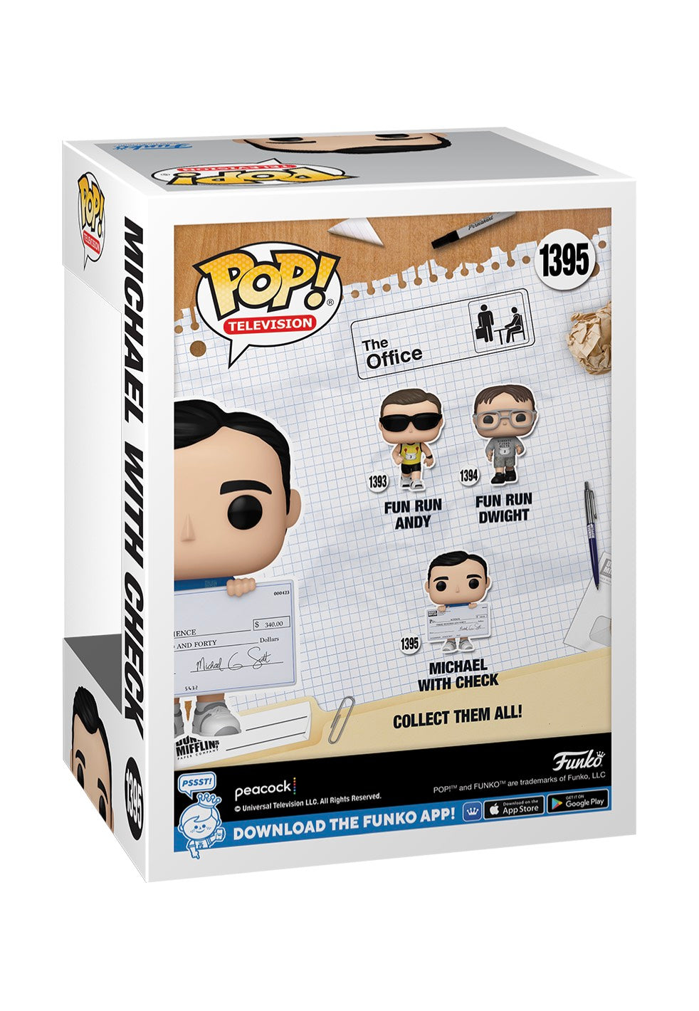 The Office - Michael w/Check POP! Vinyl - Funko Pop | Neutral-Image