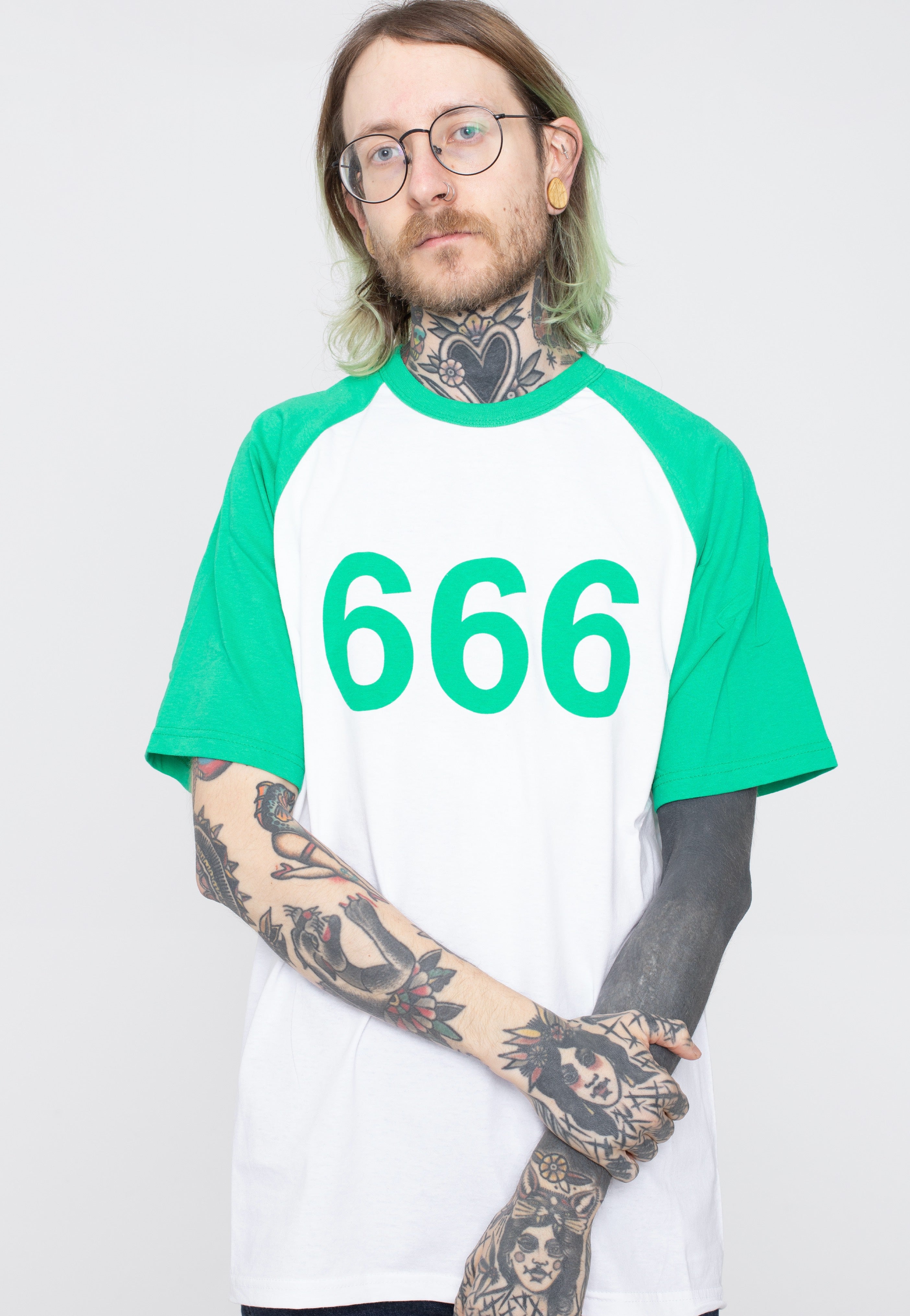 Dancitee - Squid Player 666 White/Green - T-Shirt