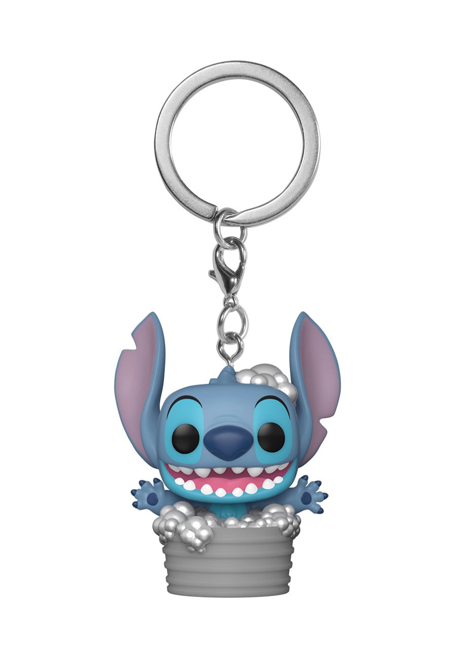 Lilo & Stitch - Stitch In Bathtub POP! Keychain - Keychain | Neutral-Image