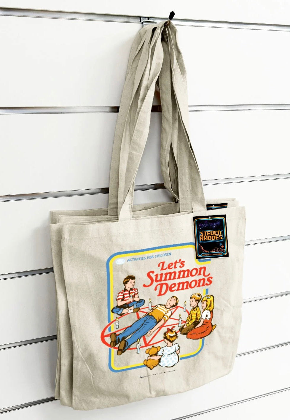 Steven Rhodes - Let's Summon Demons Natural - Tote Bag | Neutral-Image