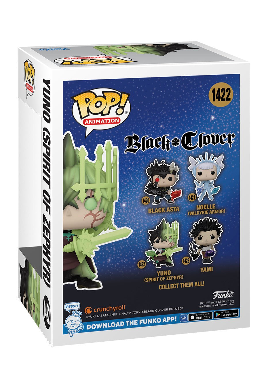 Black Clover - Yuno (Spirit Of Zephyr) POP! Vinyl - Funko Pop | Neutral-Image