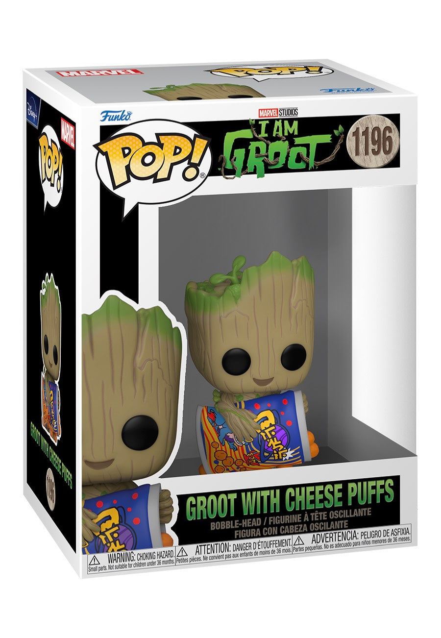 Guardians Of The Galaxy - Groot w/Cheese Puffs POP! Bobble-Head - Funko Pop | Neutral-Image