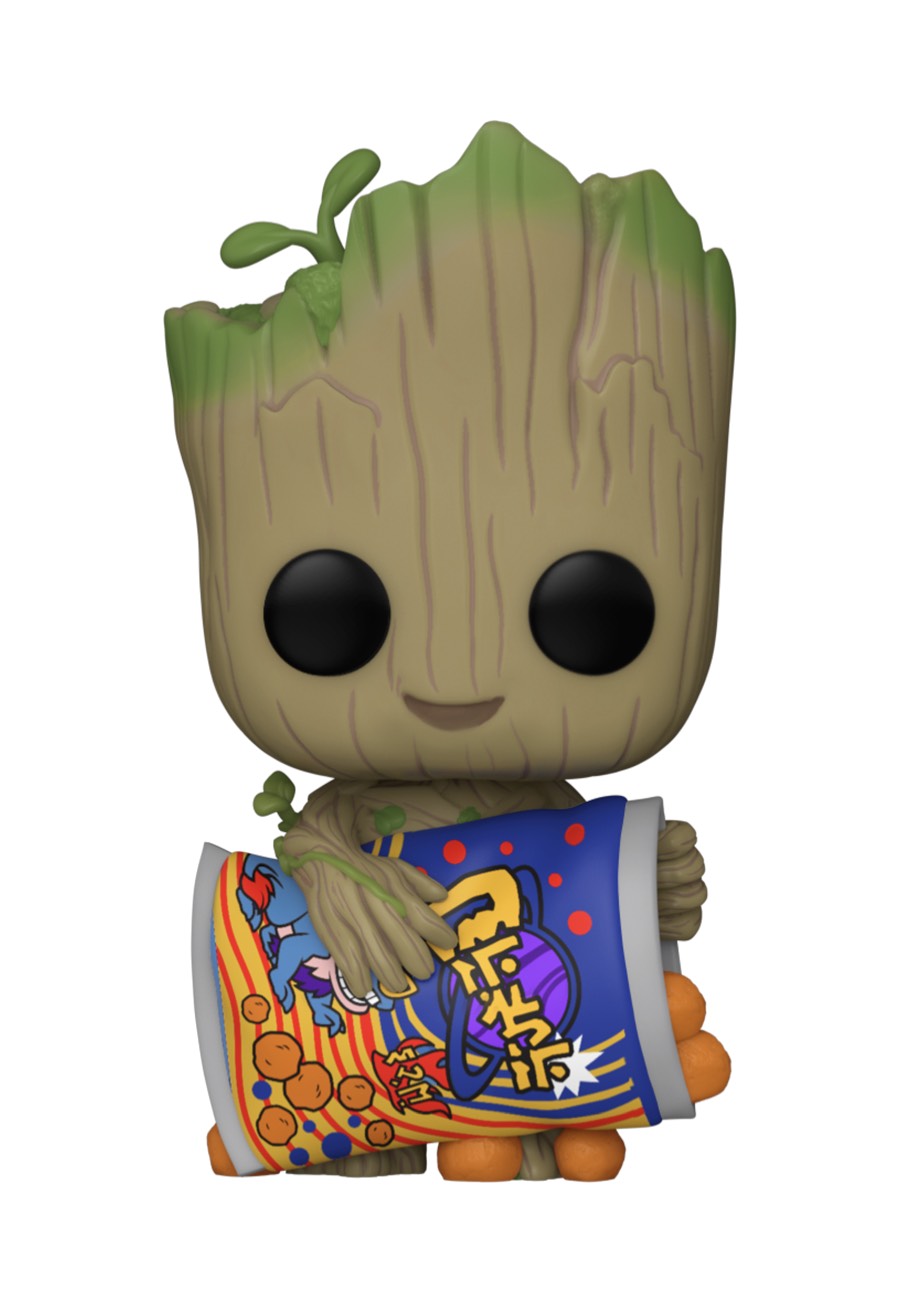 Guardians Of The Galaxy - Groot w/Cheese Puffs POP! Bobble-Head - Funko Pop | Neutral-Image