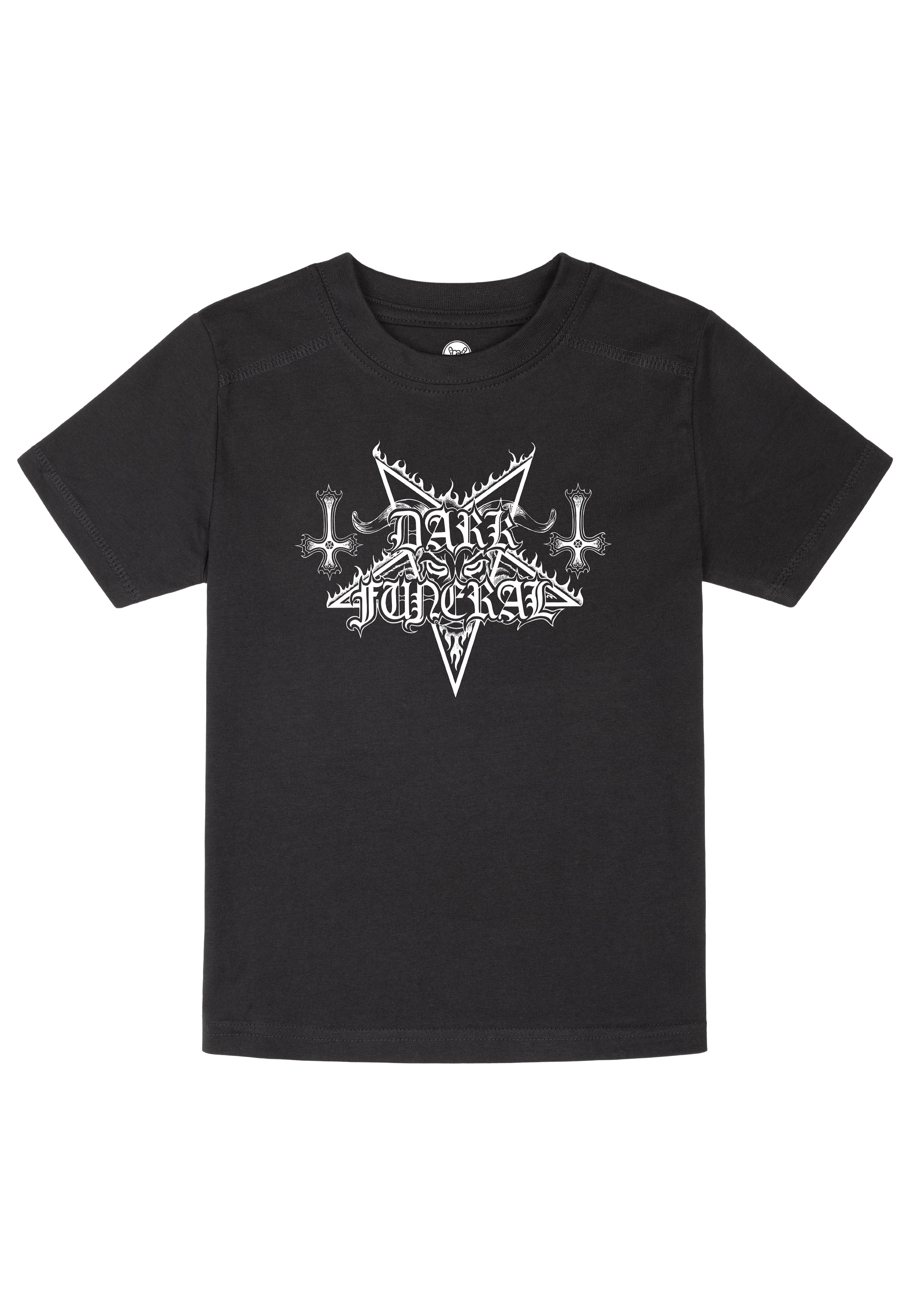 Dark Funeral - Logo Kids Black/White - T-Shirt | Men-Image