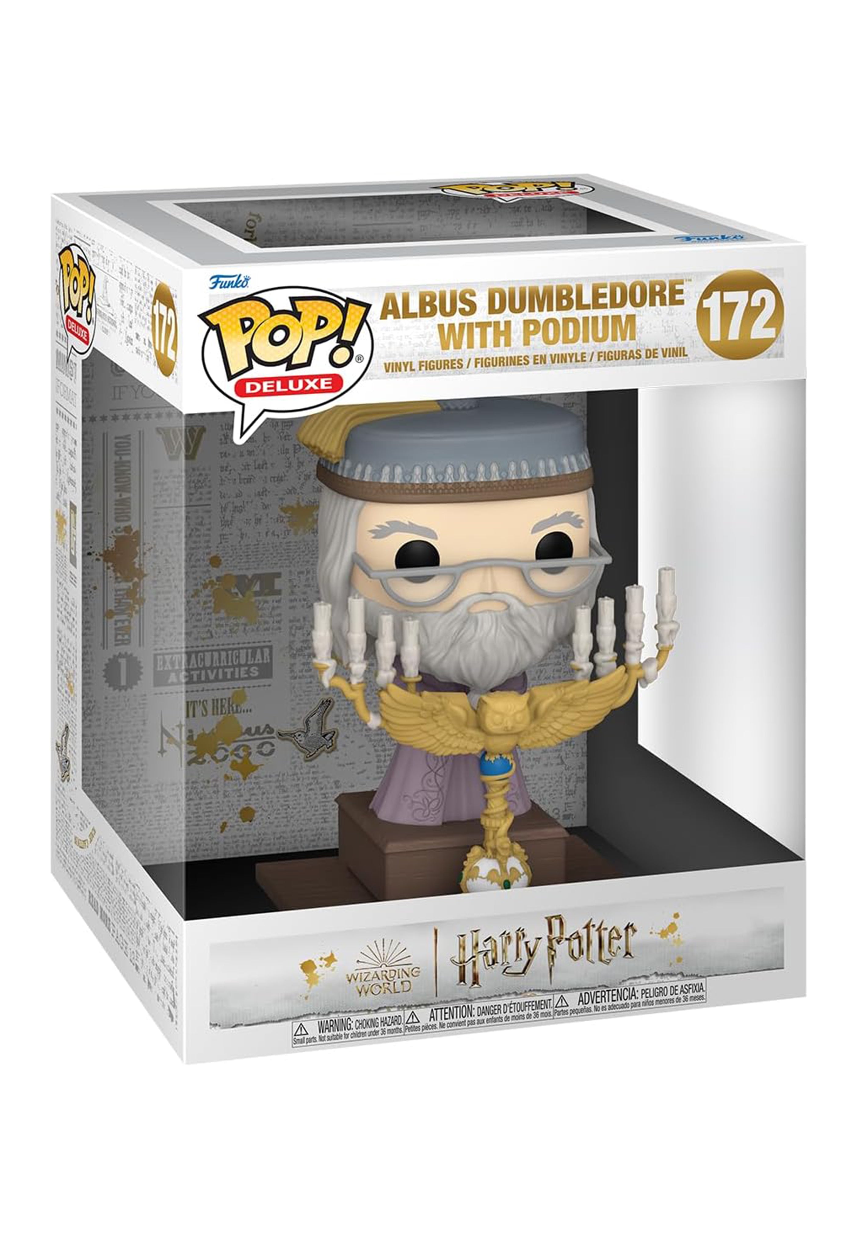 Harry Potter - Dumbledore w/Podium POP! Deluxe - Funko Pop | Neutral-Image