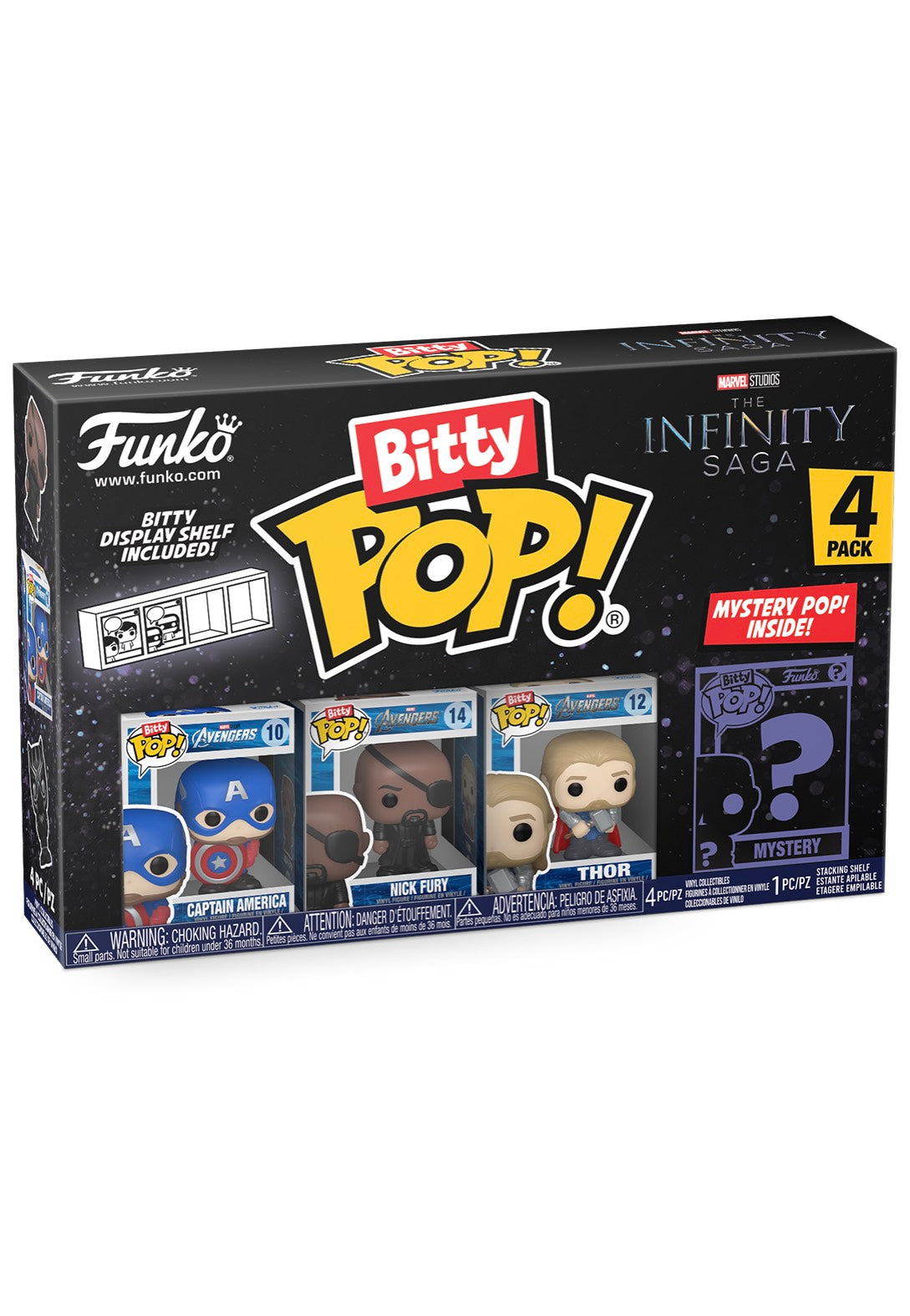 The Avengers - Captain America Bitty POP! 4PK - Funko Pop | Neutral-Image