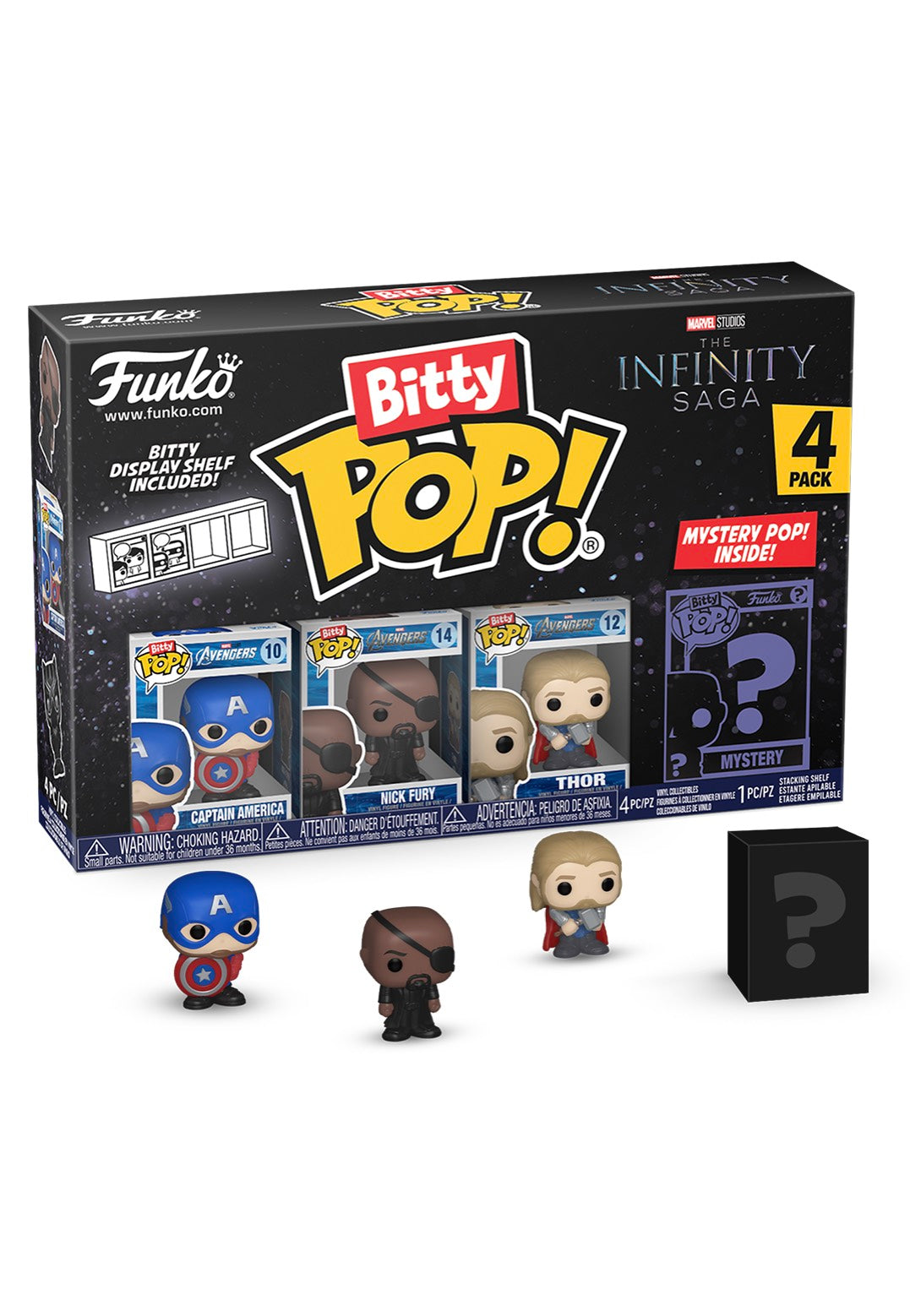 The Avengers - Captain America Bitty POP! 4PK - Funko Pop | Neutral-Image