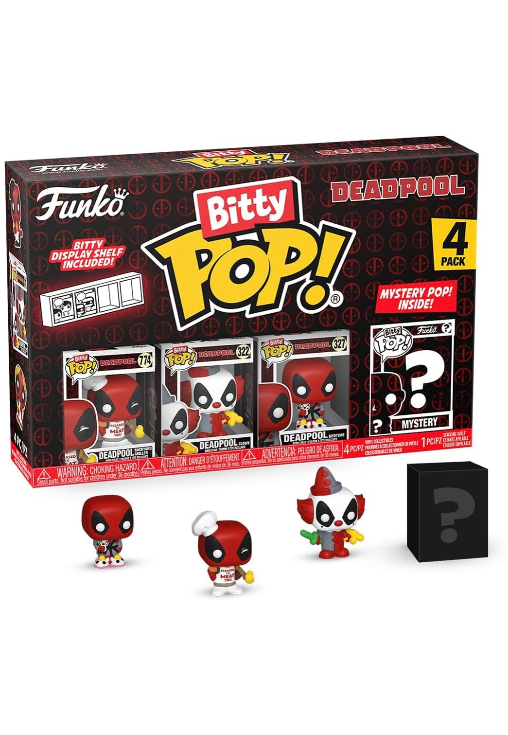 Deadpool - BBQ Master Bitty POP! 4PK - Funko Pop | Neutral-Image