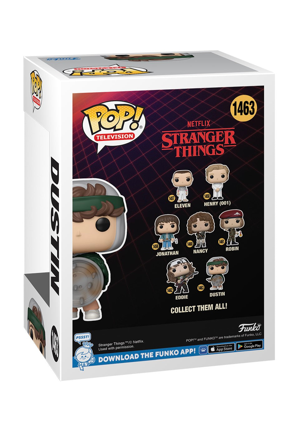 Stranger Things - Hunter Dustin w/ Shield POP! Vinyl - Funko Pop | Neutral-Image