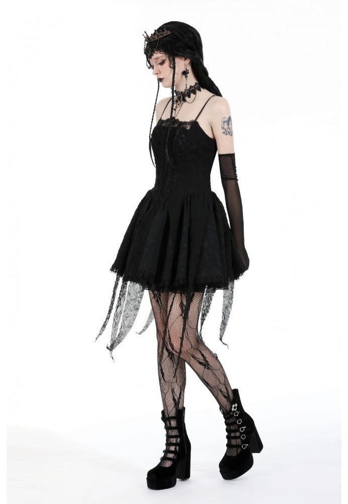 Dark In Love - Gothic Twine Tied The Chest Strap - Dress | Women-Image