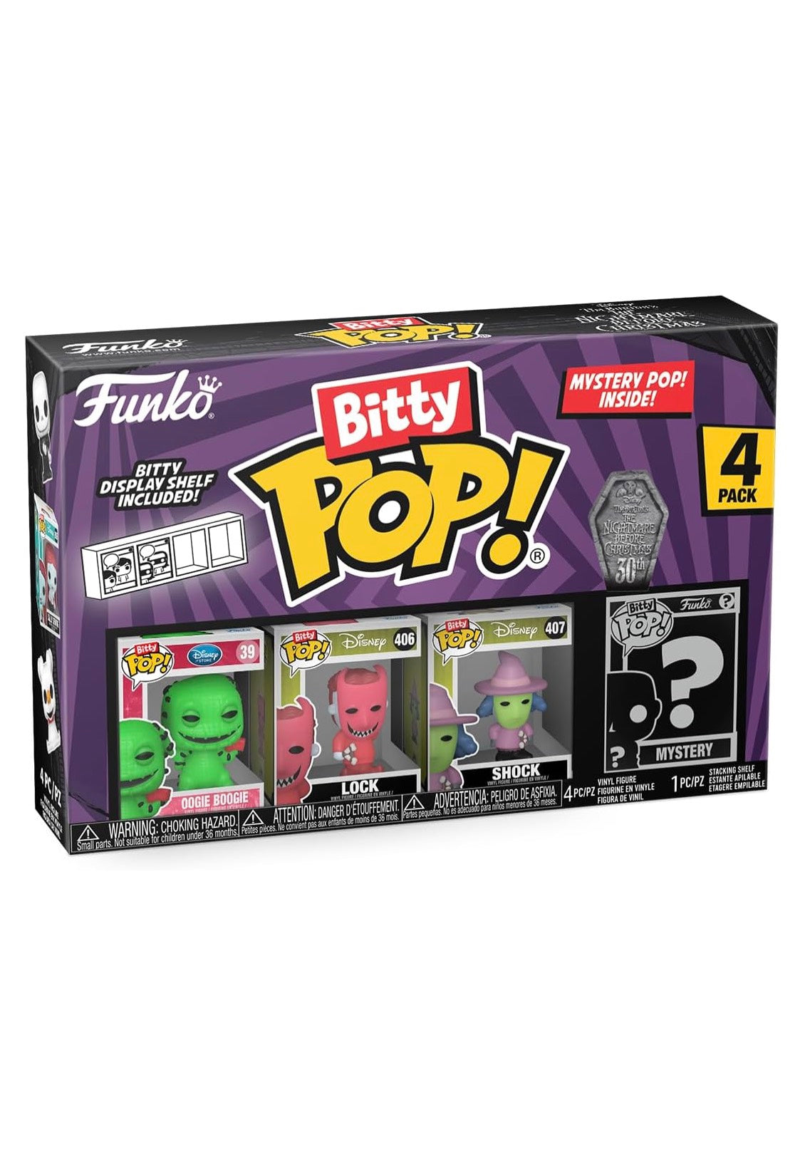 The Nightmare Before Christmas - Oogie Boogie Bitty POP! 4PK - Funko Pop | Neutral-Image