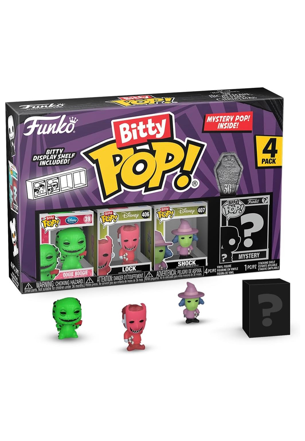 The Nightmare Before Christmas - Oogie Boogie Bitty POP! 4PK - Funko Pop | Neutral-Image