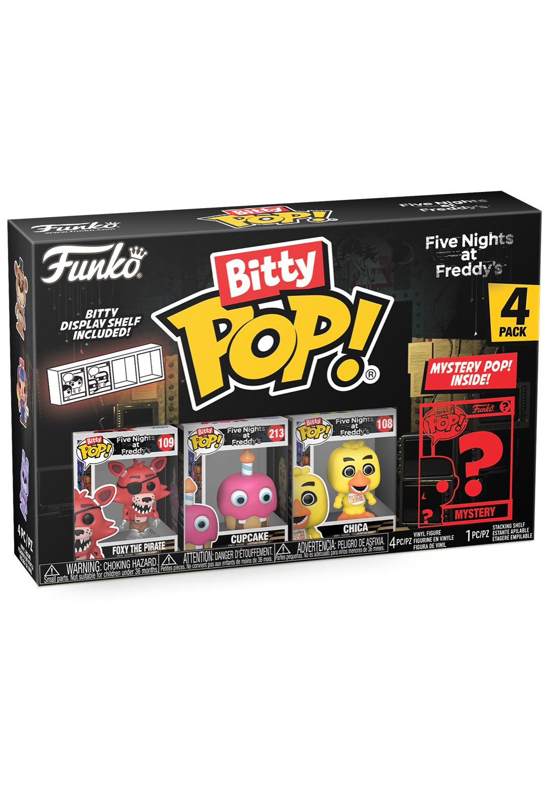 Five Nights At Freddy's - Foxy Bitty POP! 4PK - Funko Pop | Neutral-Image