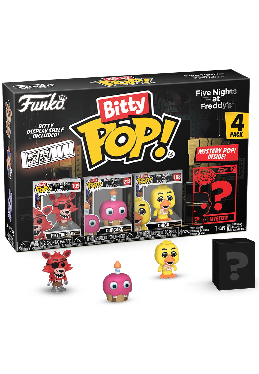 Five Nights At Freddy's - Foxy Bitty POP! 4PK - Funko Pop | Neutral-Image