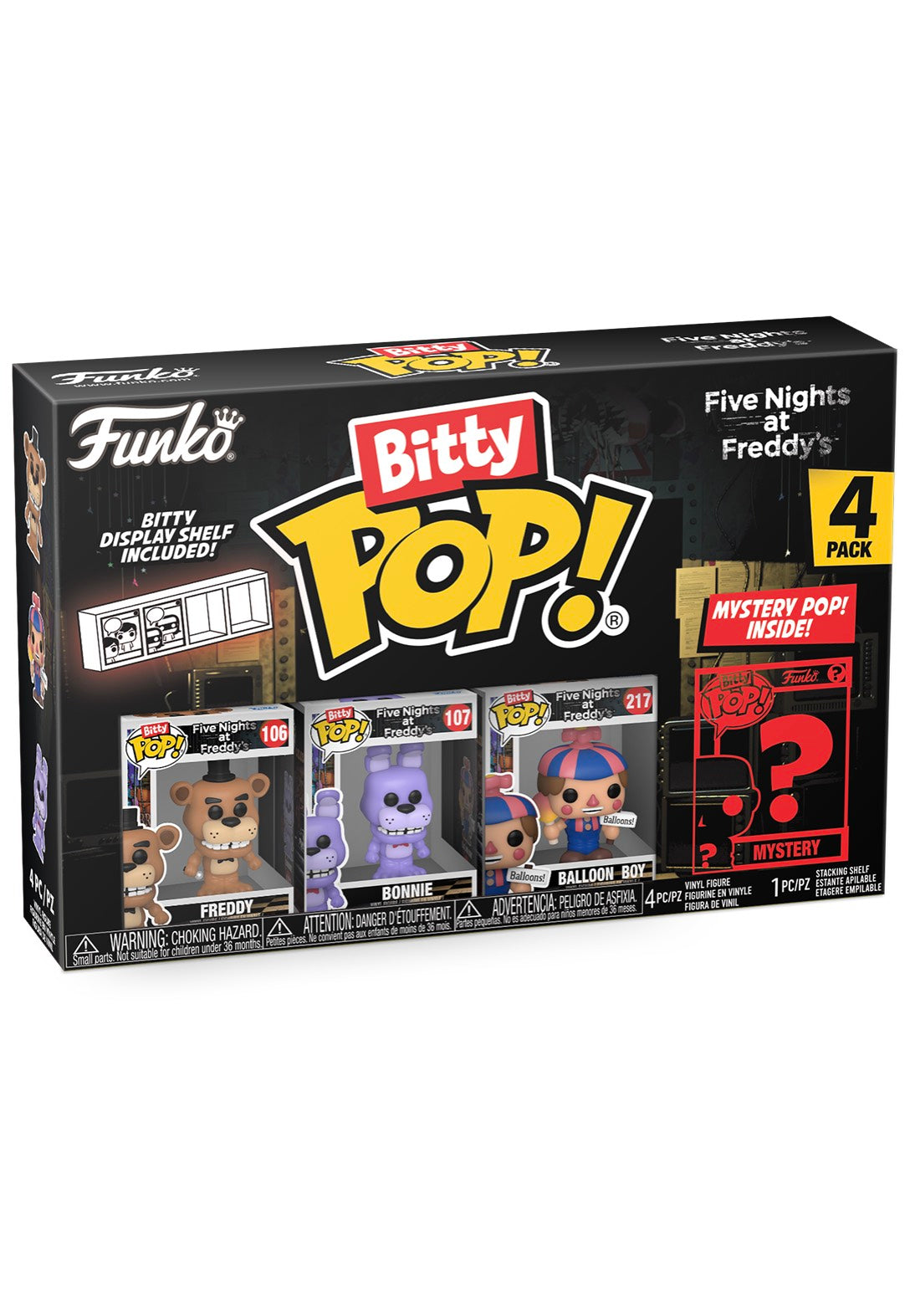 Five Nights At Freddy's - Freddy Bitty POP! 4PK - Funko Pop | Neutral-Image