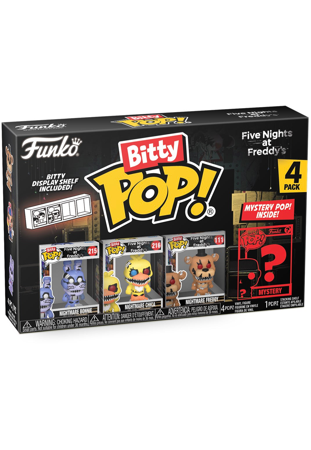 Five Nights At Freddy's - Nightmare Bonnie Bitty POP! 4PK - Funko Pop | Neutral-Image