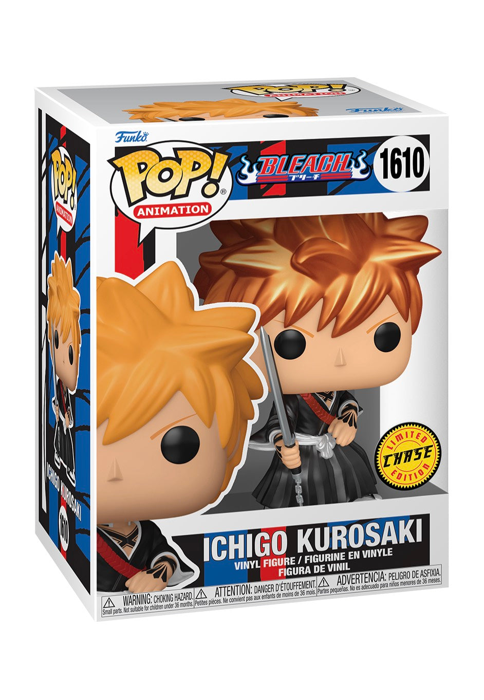 Bleach - Ichigo w/ Chase (Metallic) POP! Vinyl - Funko Pop | Neutral-Image