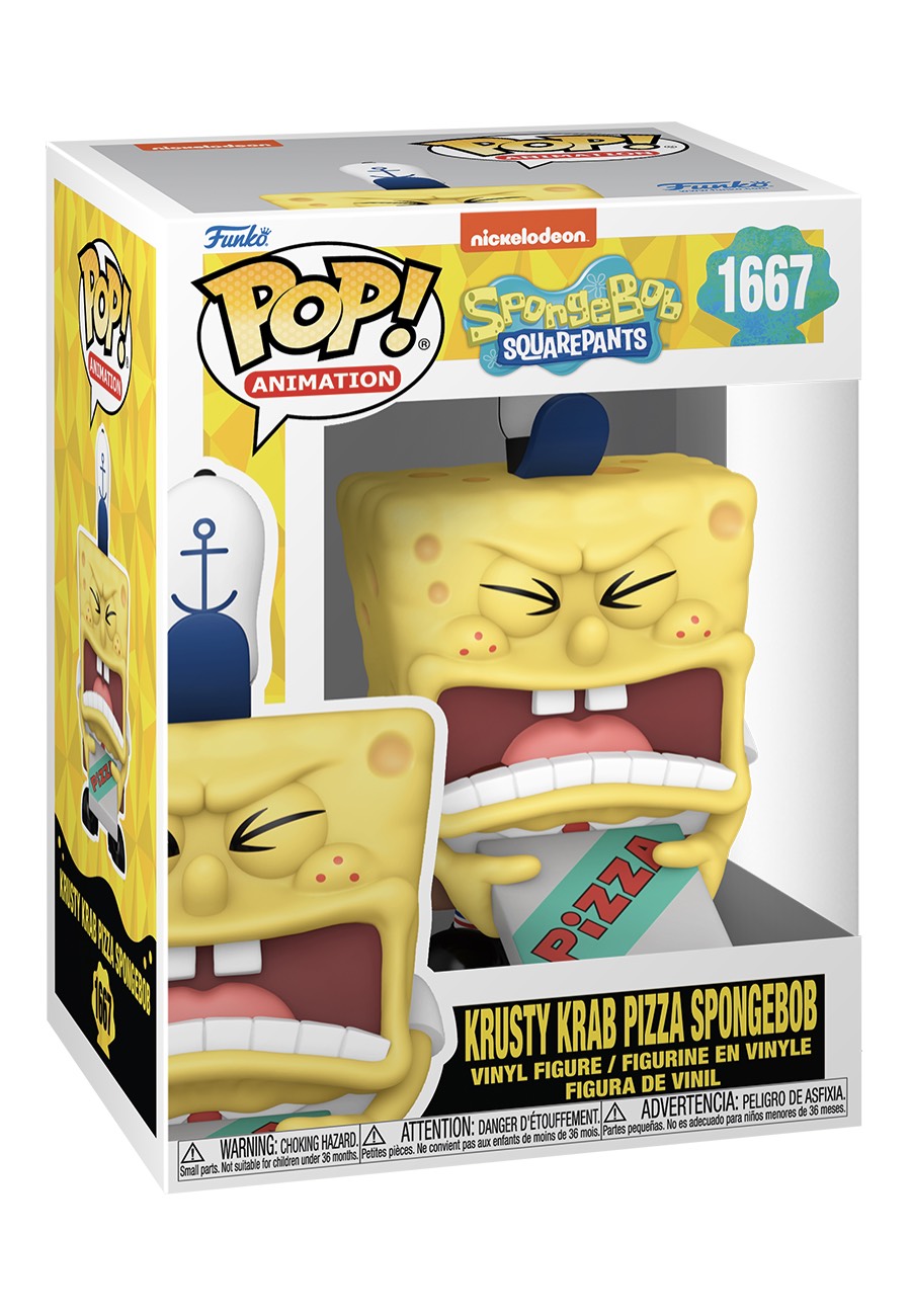 SpongeBob SquarePants - Spongebob w/ Pizza POP! Vinyl - Funko Pop | Neutral-Image