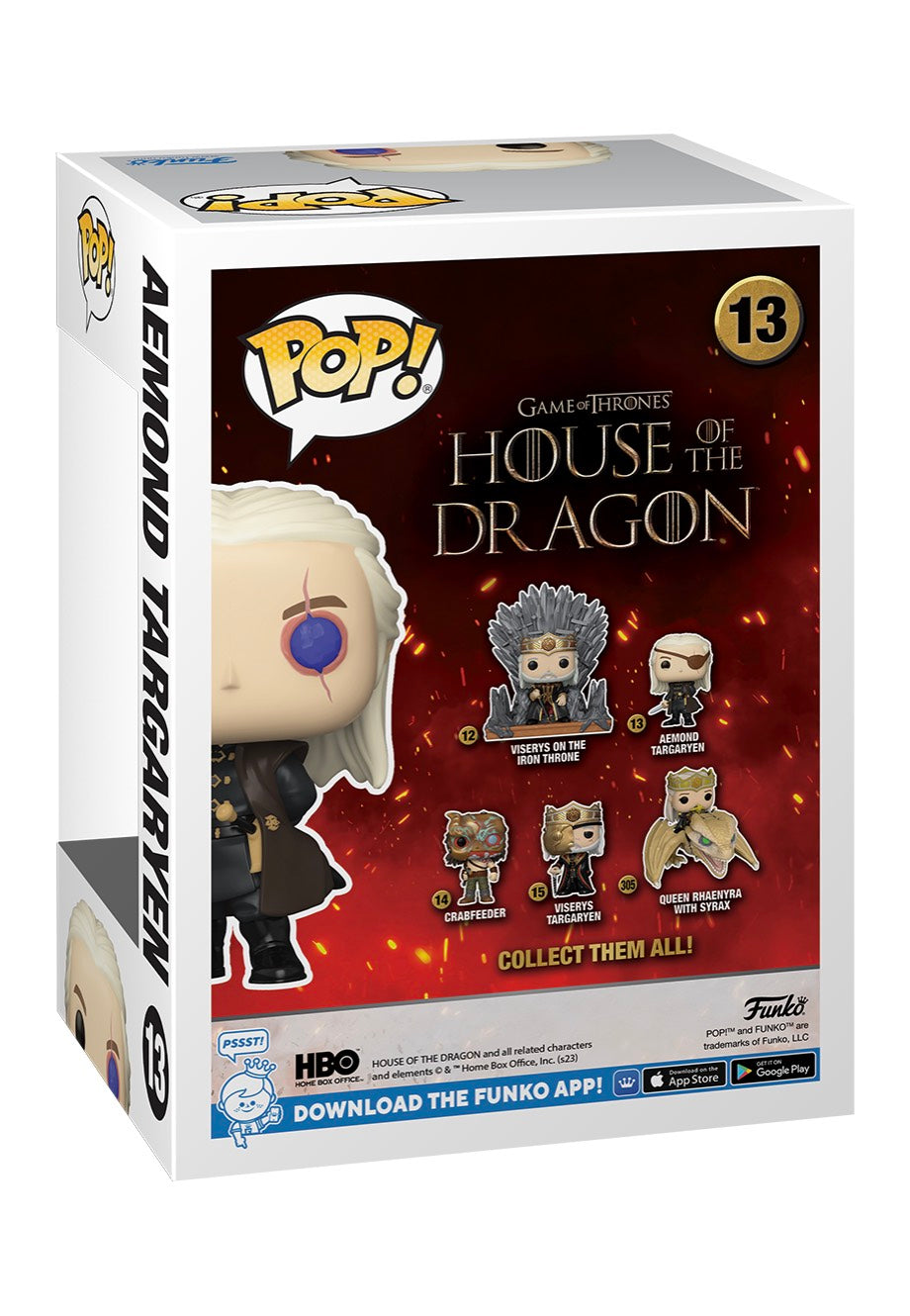 House Of The Dragon - Aemond Targaryen w/ Chase POP! Vinyl - Funko Pop | Neutral-Image