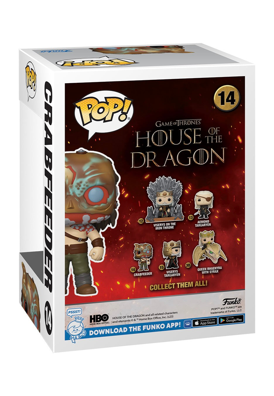 House Of The Dragon - Crabfeeder POP! Vinyl - Funko Pop | Neutral-Image