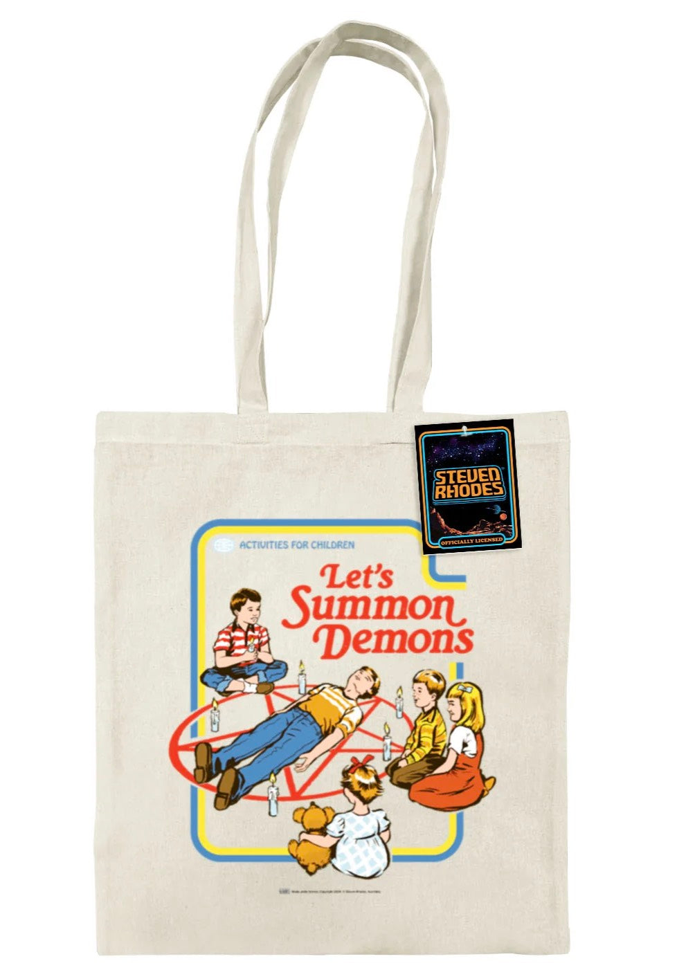 Steven Rhodes - Let's Summon Demons Natural - Tote Bag | Neutral-Image