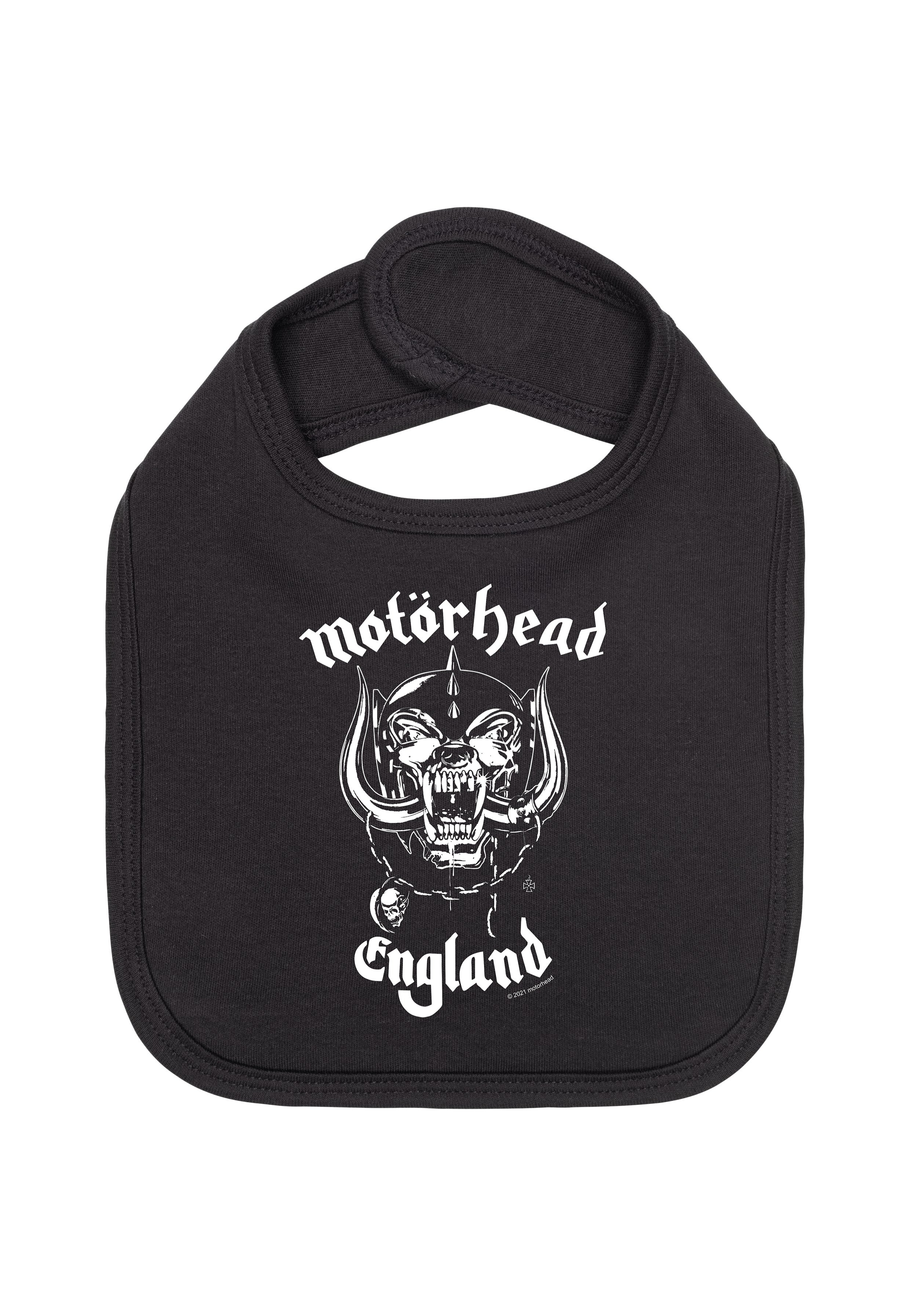 Motörhead - England Black/White - Baby Bib | Neutral-Image