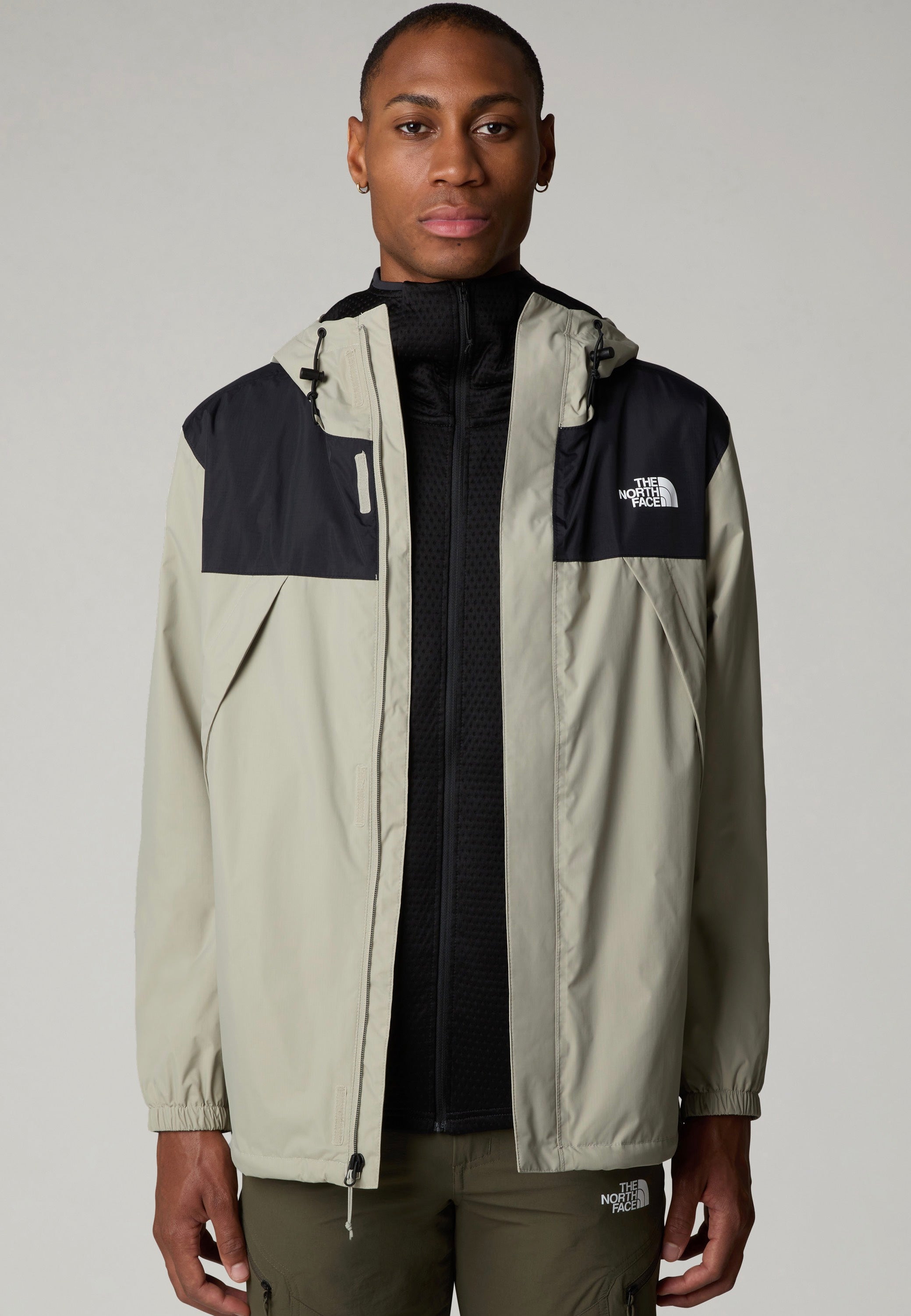 The North Face - Antora Clay Grey/Tnf Black - Jacket | Men-Image