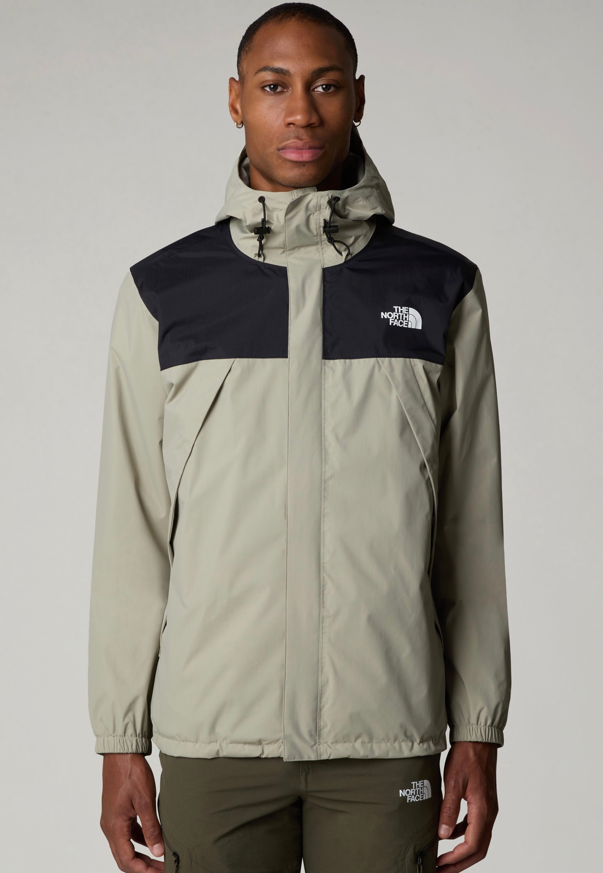 The North Face - Antora Clay Grey/Tnf Black - Jacket | Men-Image