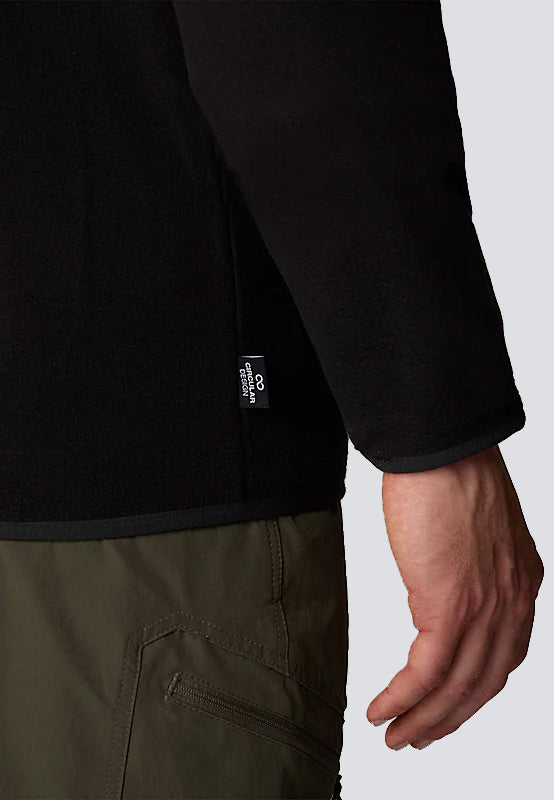 The North Face - 100 Glacier 1/4 Zip Tnf Black - Pullover | Men-Image