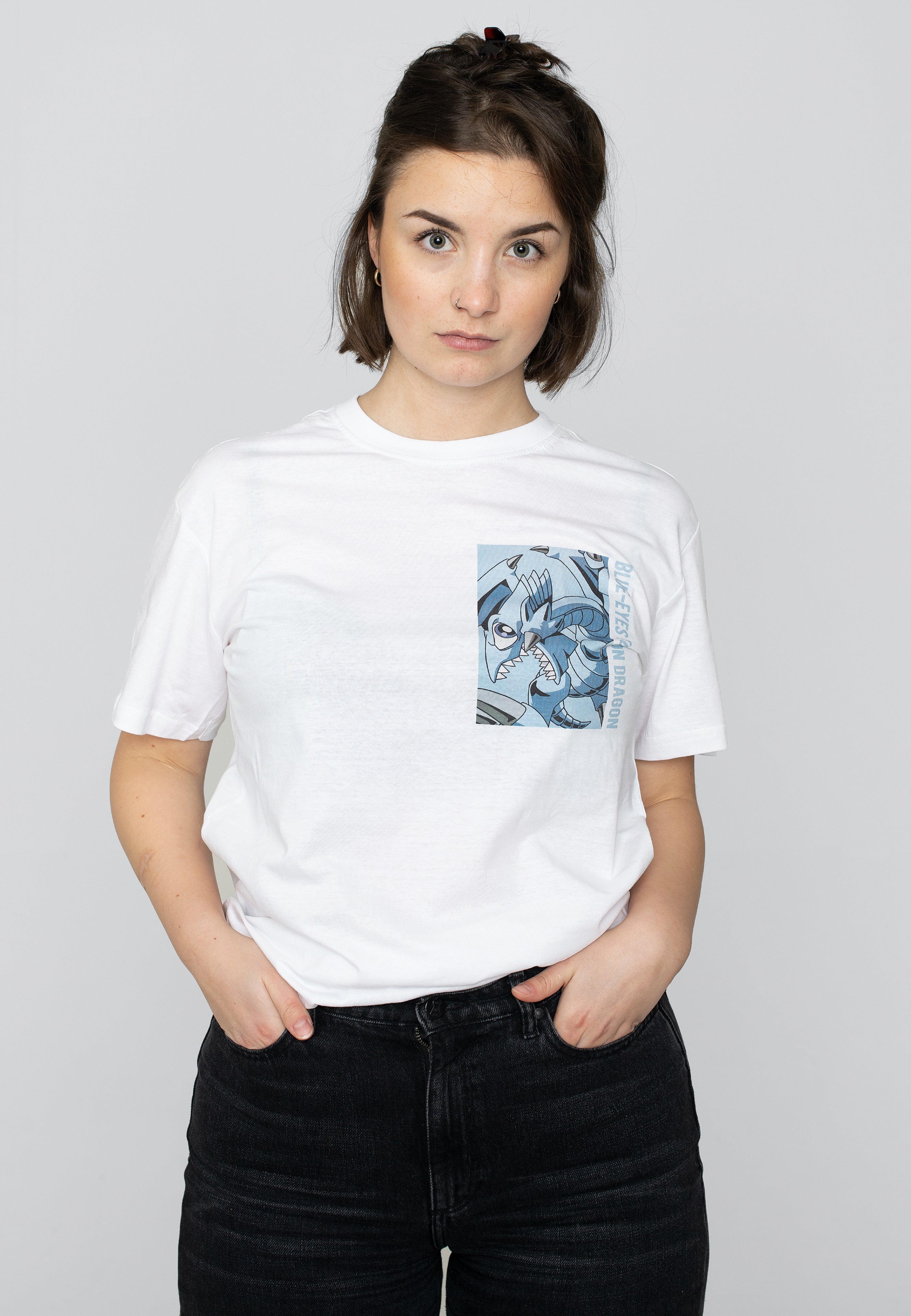 Yu Gi Oh! - Blue-Eyes Toon Dragon White - T-Shirt | Women-Image