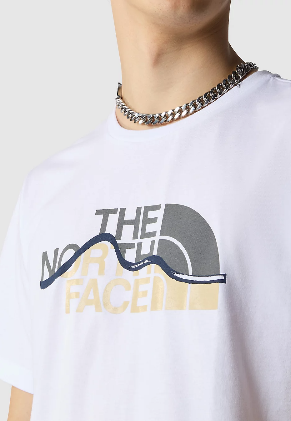 The North Face - Mountain Line Tnf White - T-Shirt | Men-Image