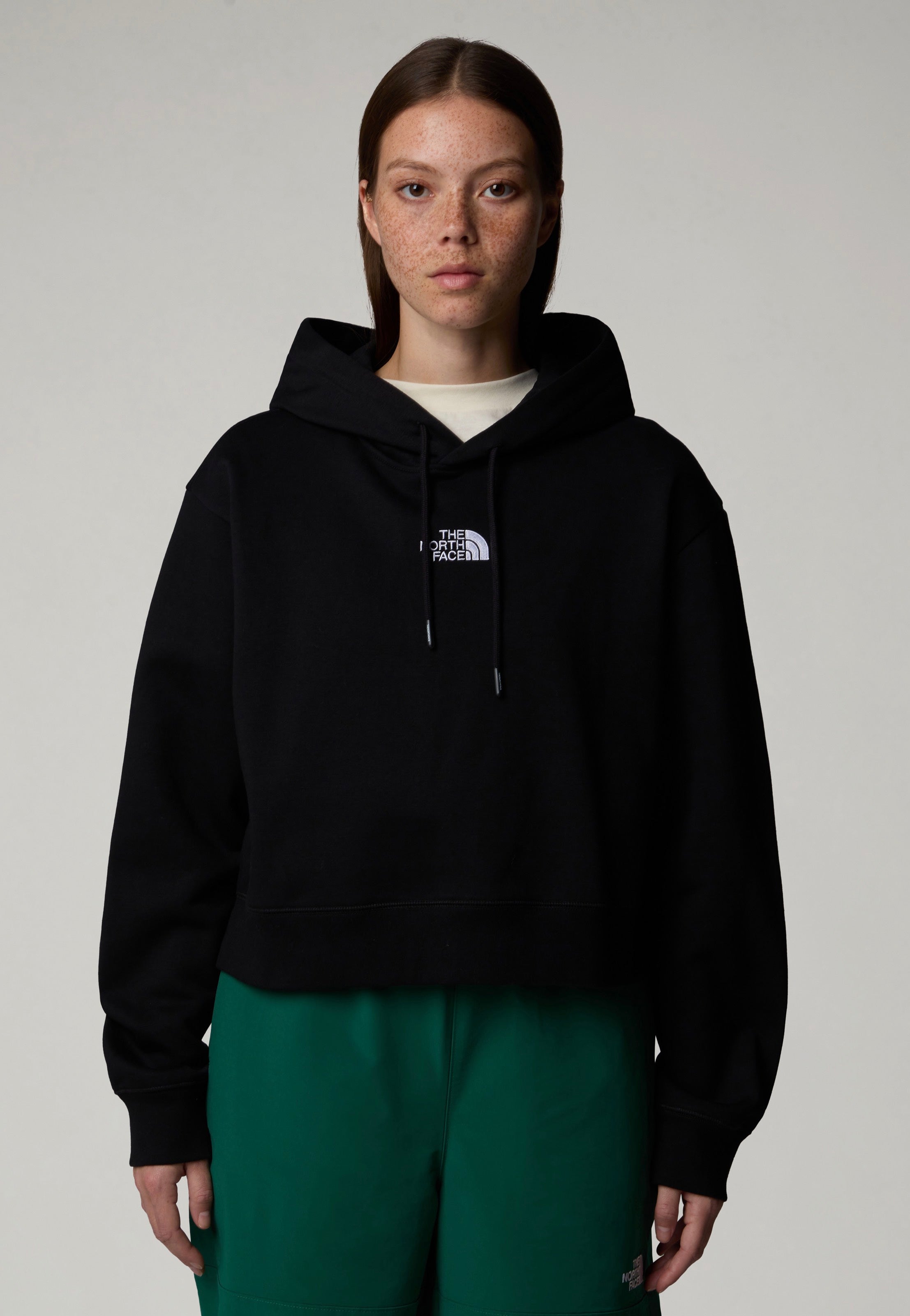 The North Face - Essential Crop Tnf Black - Hoodie | Women-Image