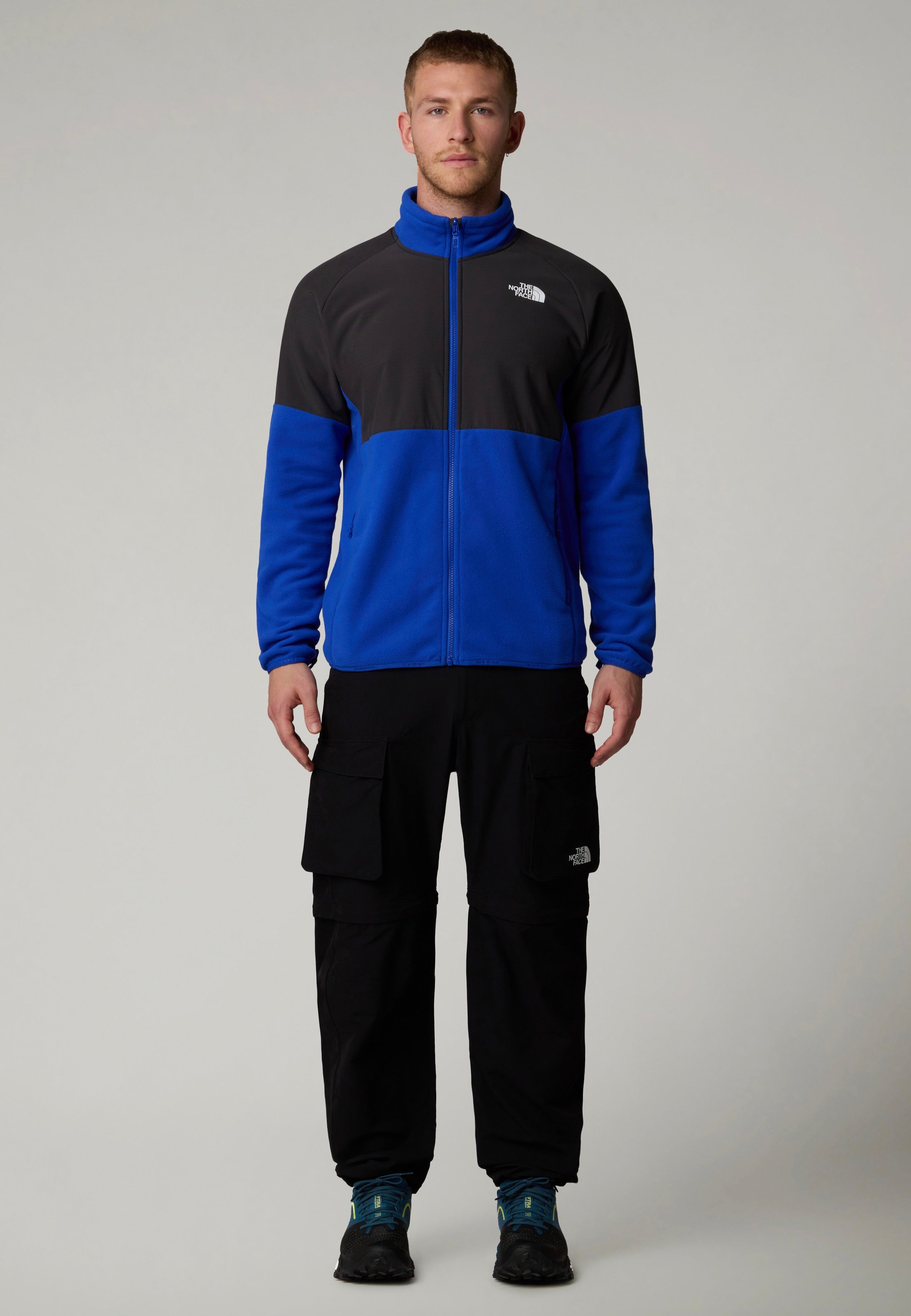 The North Face - Glacier Heavyweight Full Zip Tnf Blue/Asphalt Grey - Jacket | Men-Image