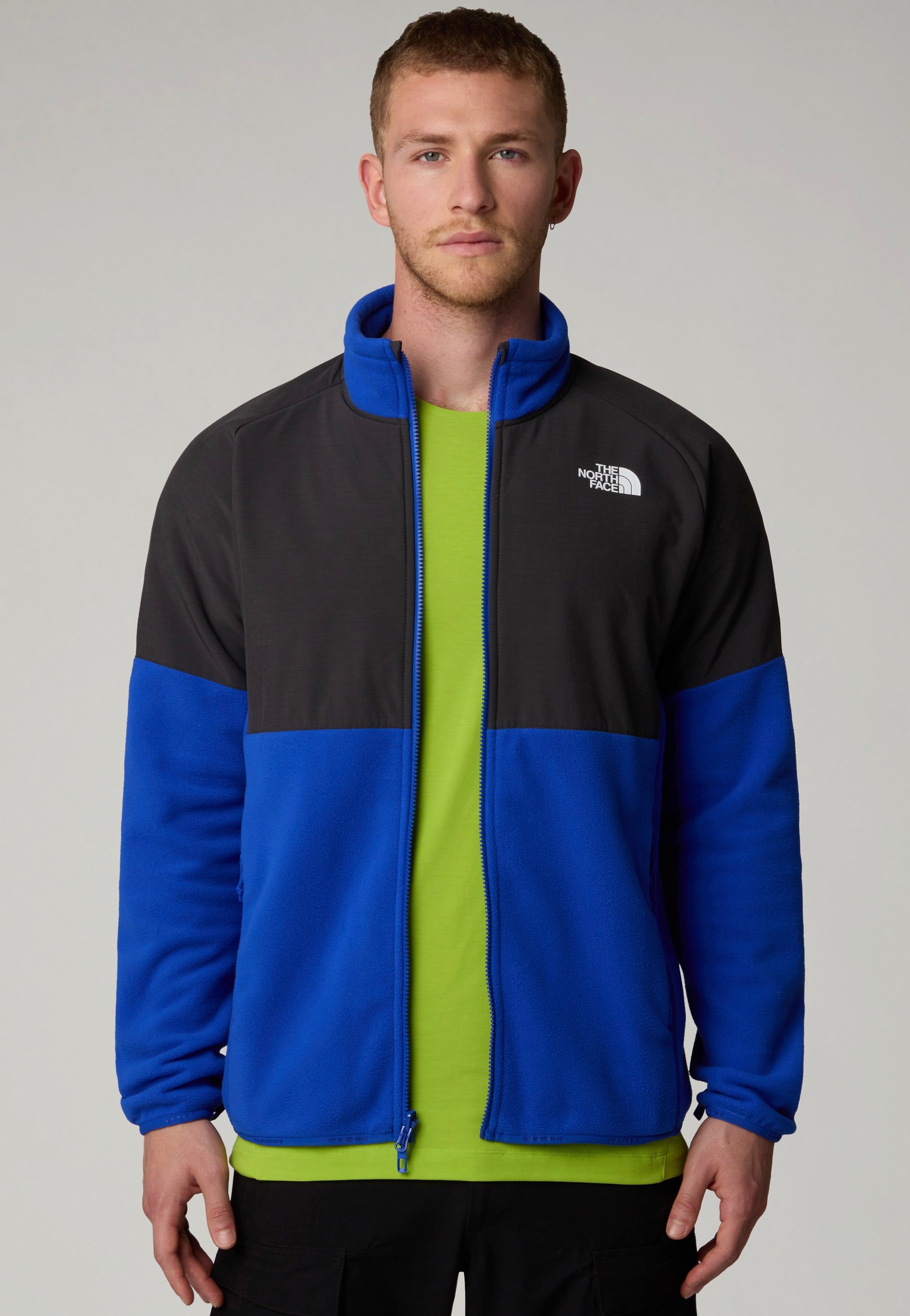 The North Face - Glacier Heavyweight Full Zip Tnf Blue/Asphalt Grey - Jacket | Men-Image