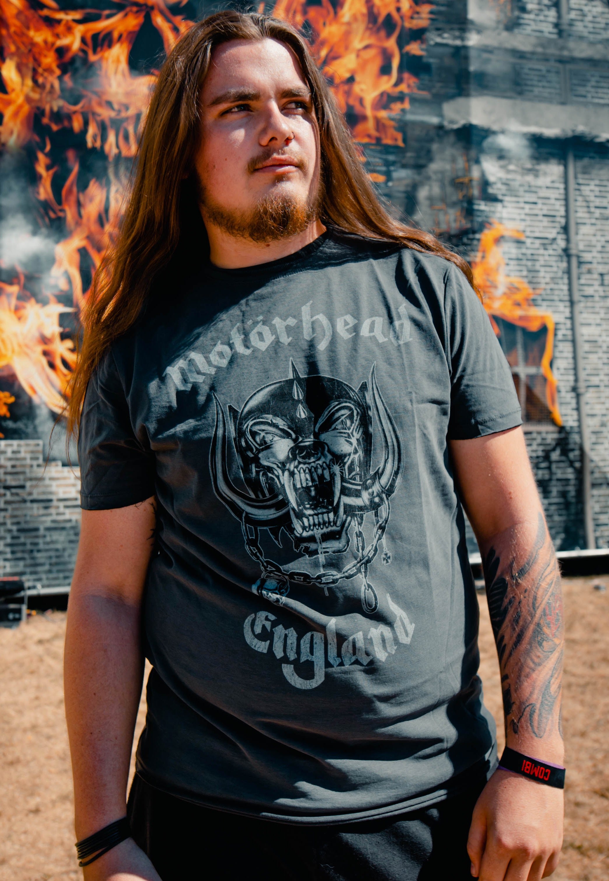 Motörhead - England Charcoal - T-Shirt | Men-Image