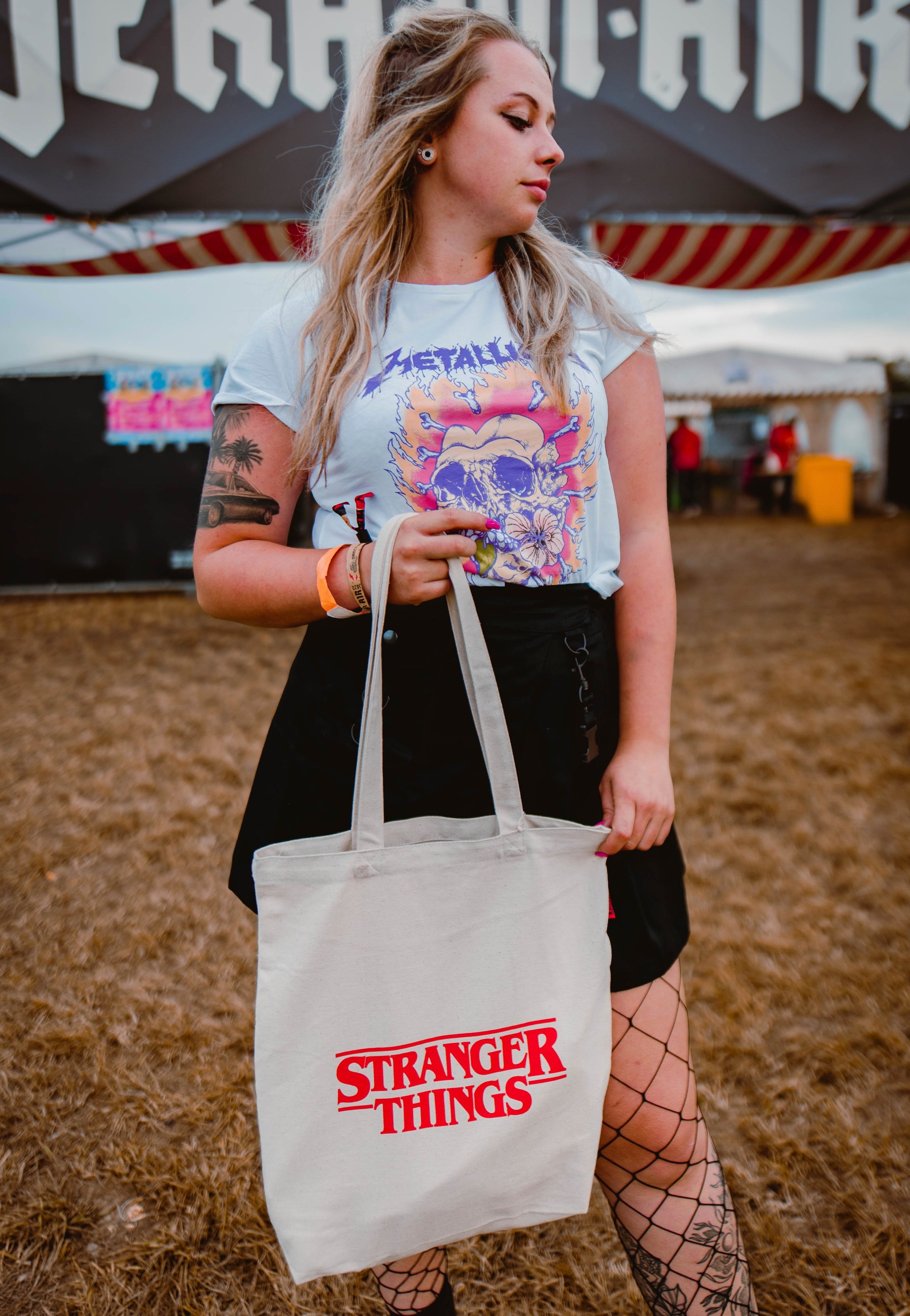 Stranger Things - Logo - Tote Bag | Neutral-Image