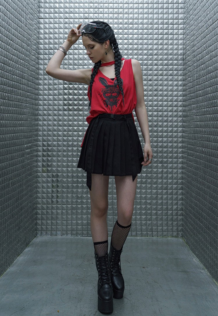 Punk Rave - Damnation Black - Skirt | Women-Image