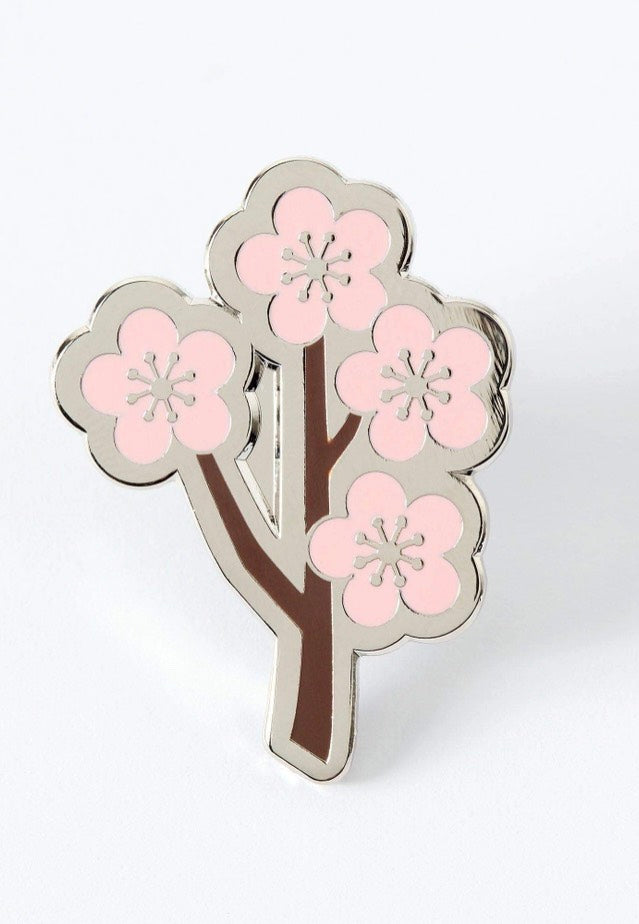 Punky Pins - Cherry Blossom Branch Enamel - Pin | Neutral-Image