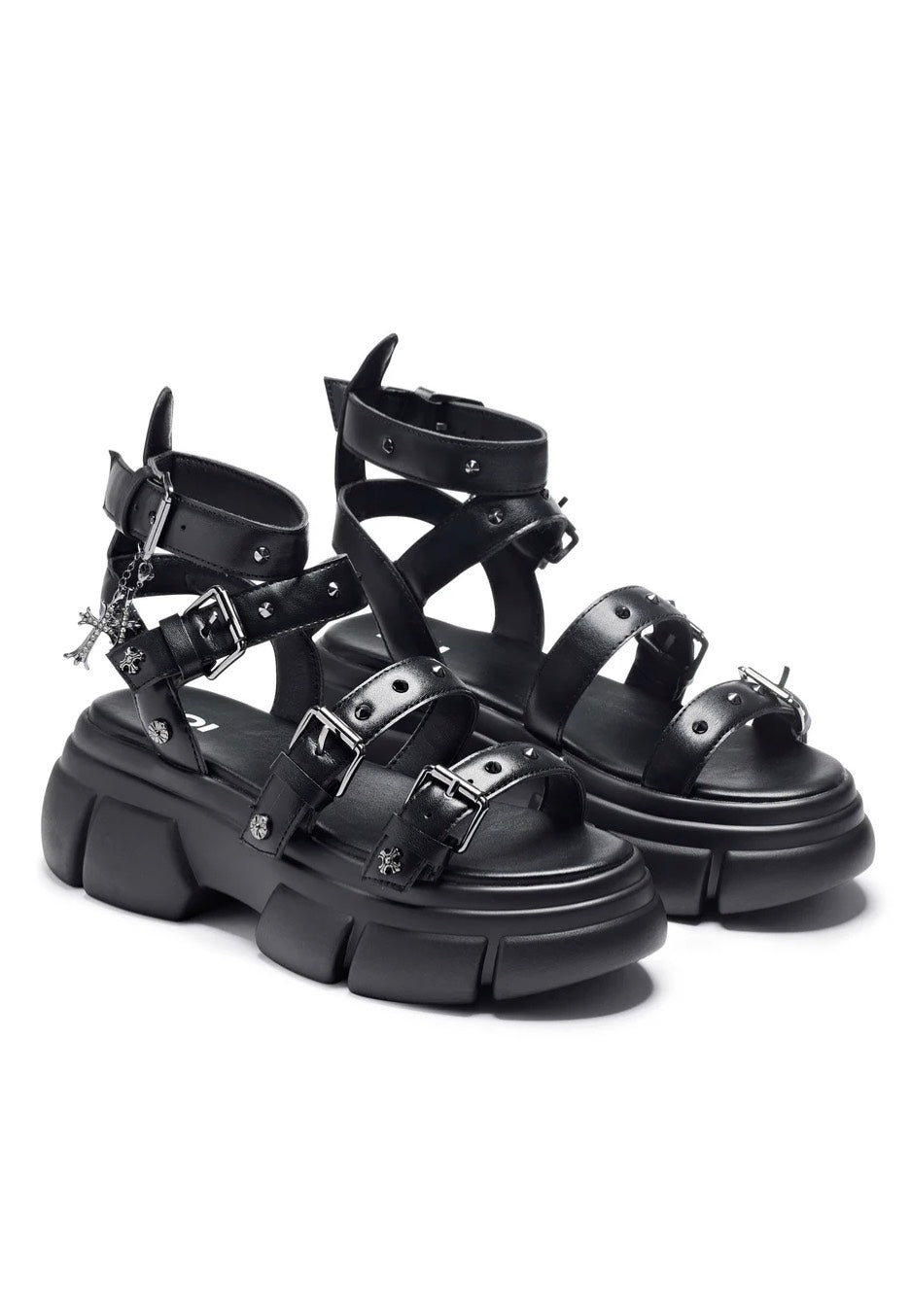 Koi Footwear - A Raining Vengeance Charm Platform - Girl Sandals | Women-Image