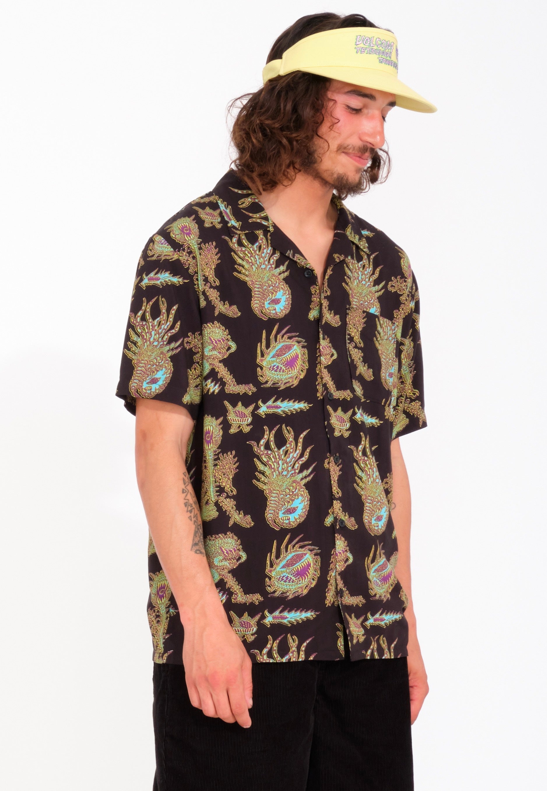 Volcom - Tetsunori Black - Shirt | Men-Image